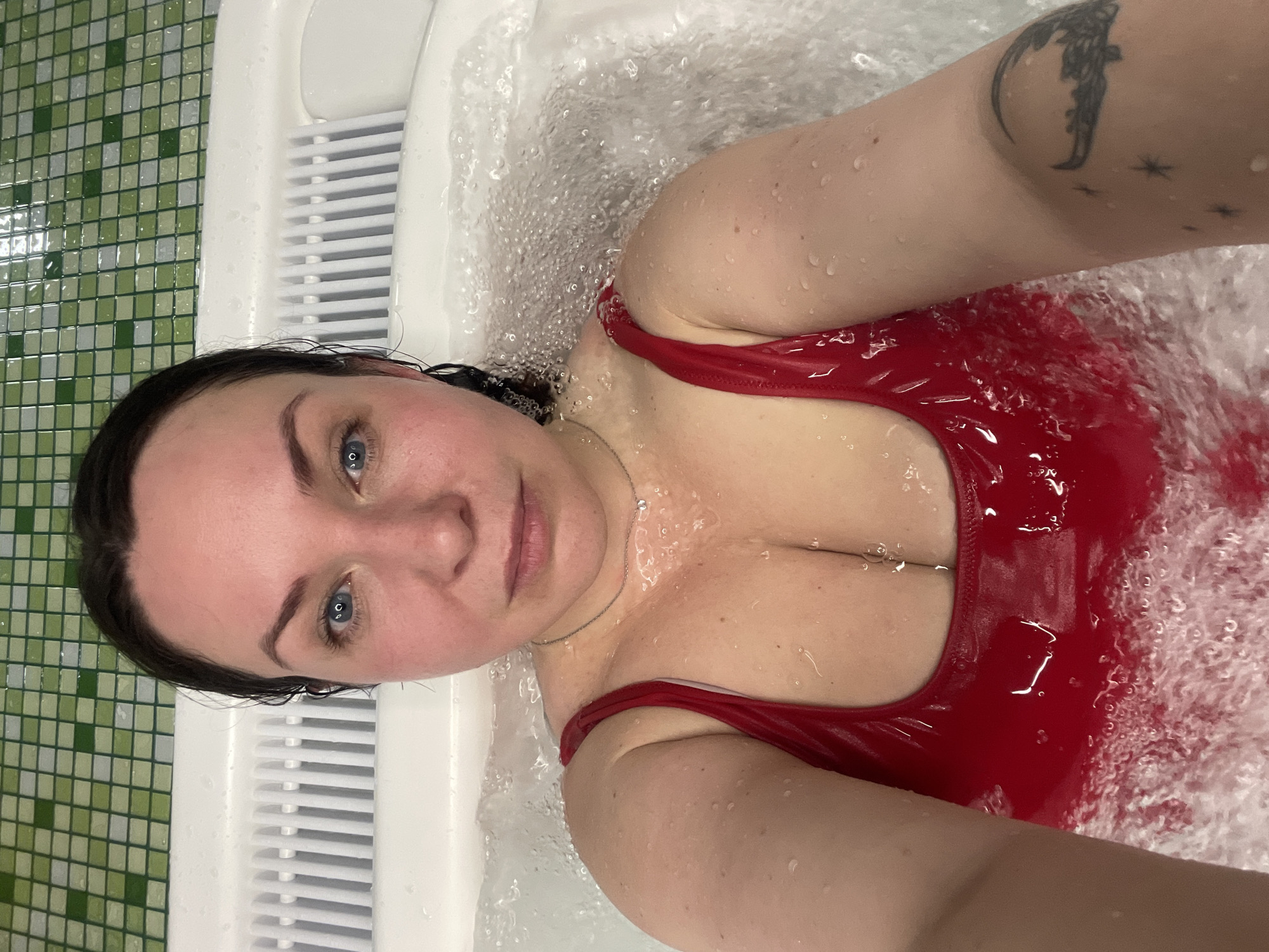 Woman enjoys hot tub session at Kazan spa facility