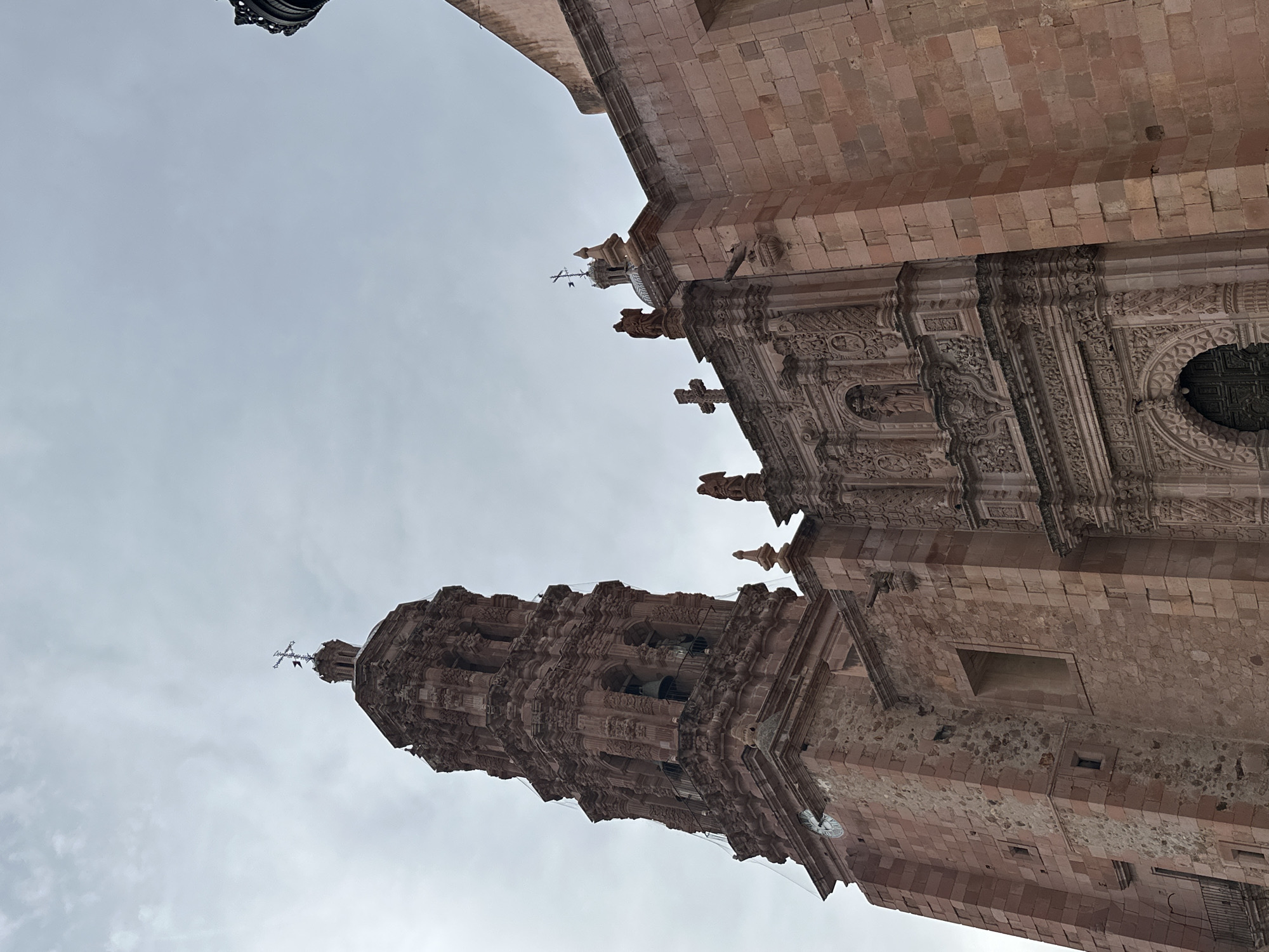 Baroque stonework and street-level dining in Zacatecas City