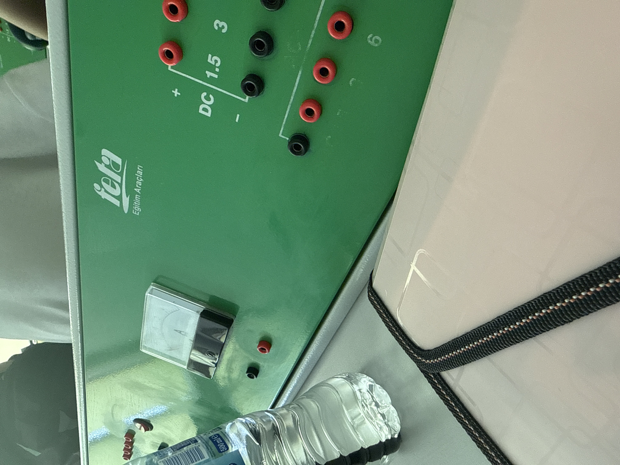 Electrical training equipment spotted in Sofia classroom setting