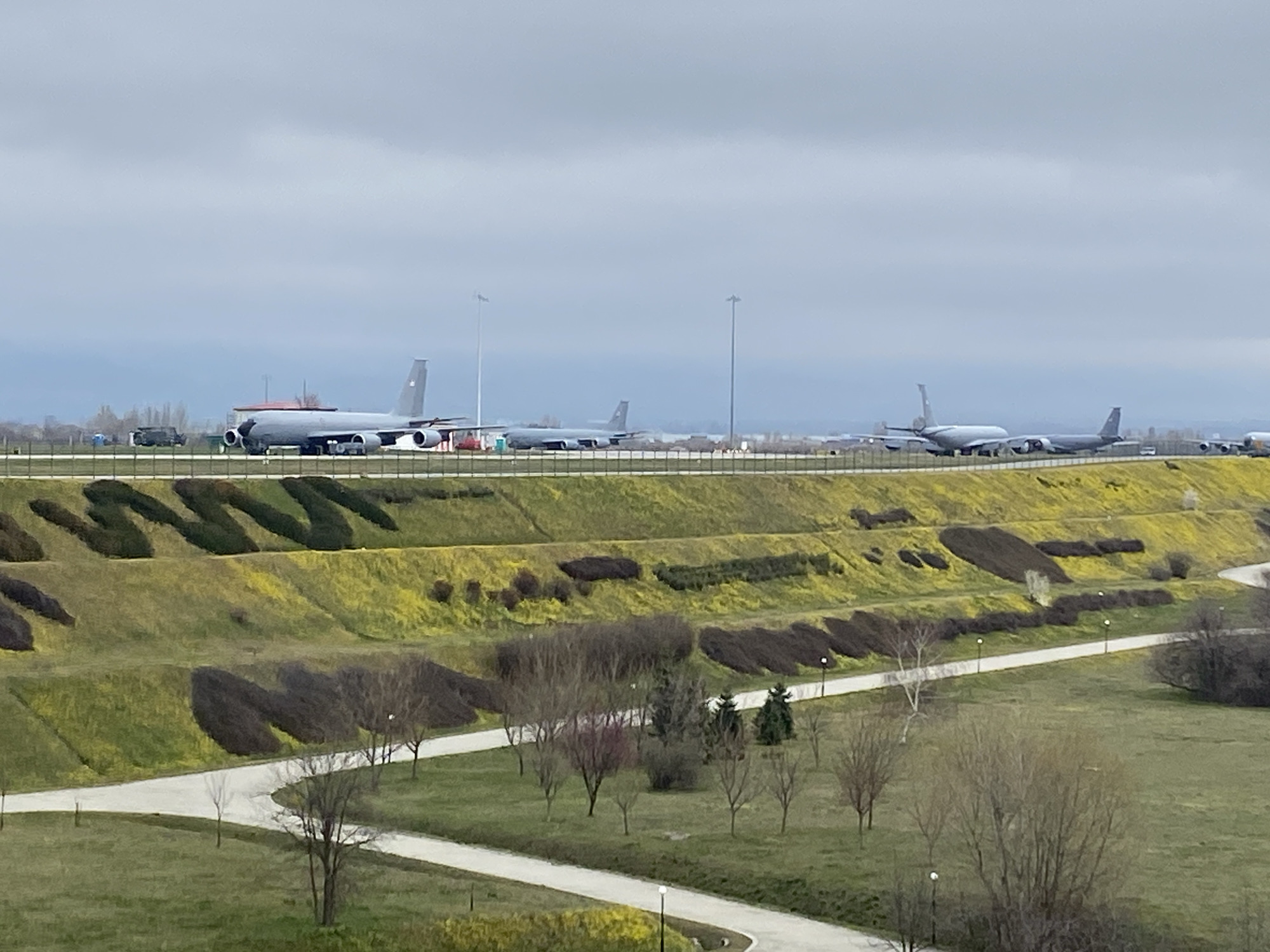 Military KC-135 aircraft spotted at Sofia Airport