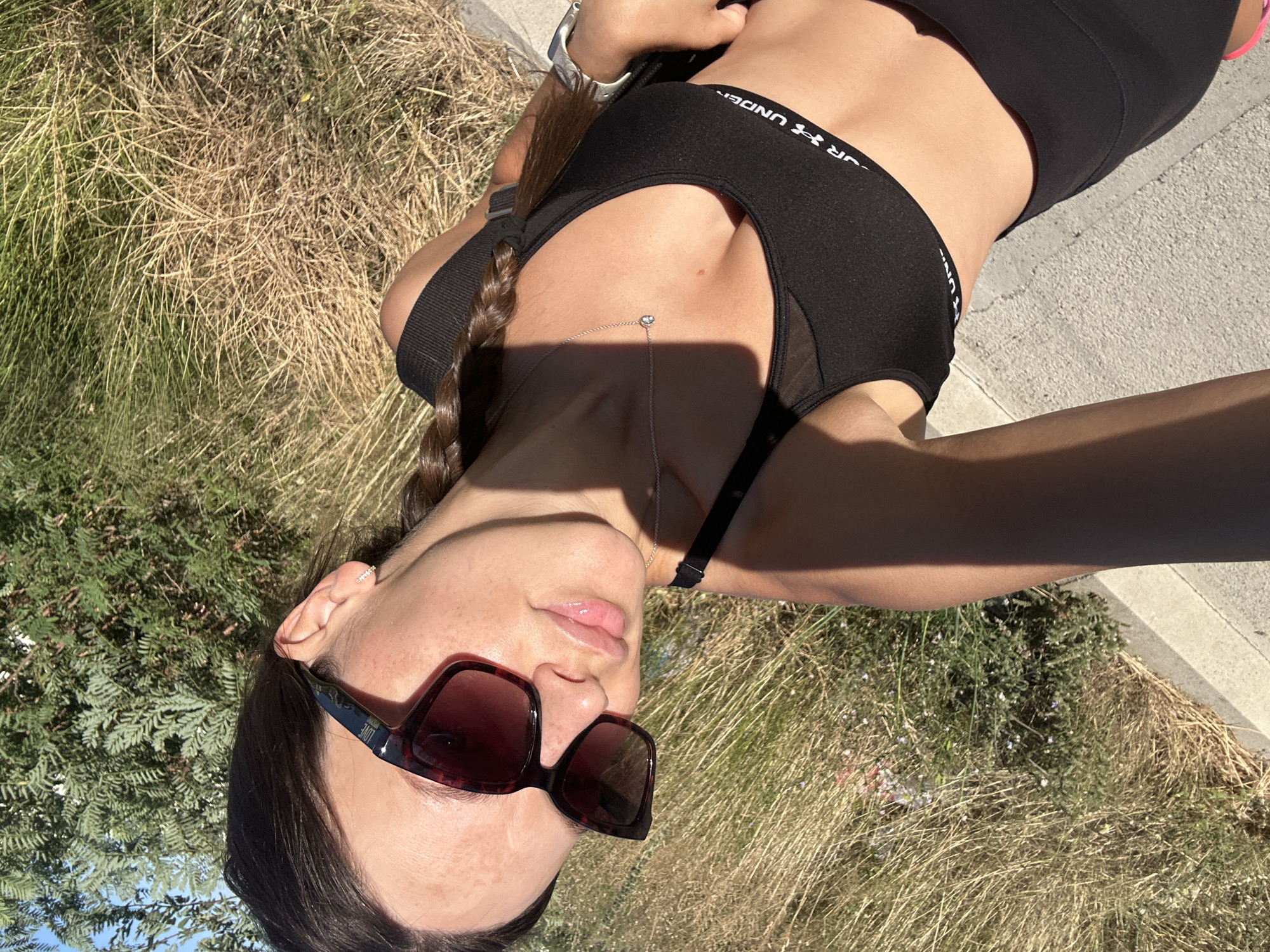 Morning selfie session in sunny Boreti, Montenegro