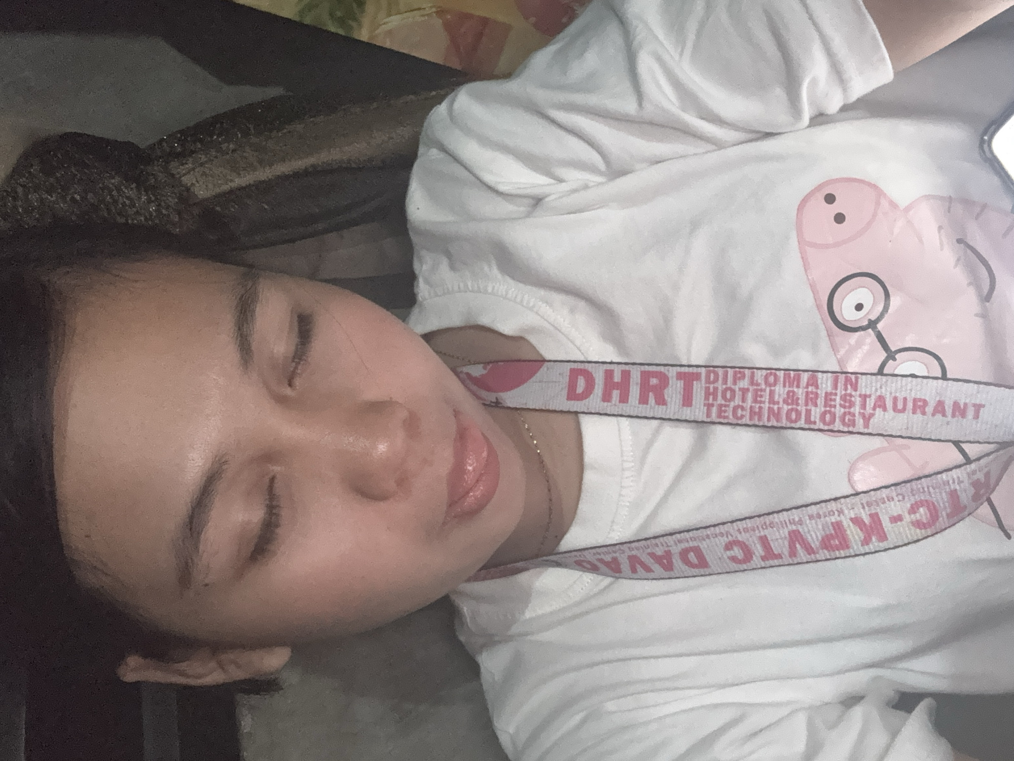 Casual selfie session at a cluttered Davao City home