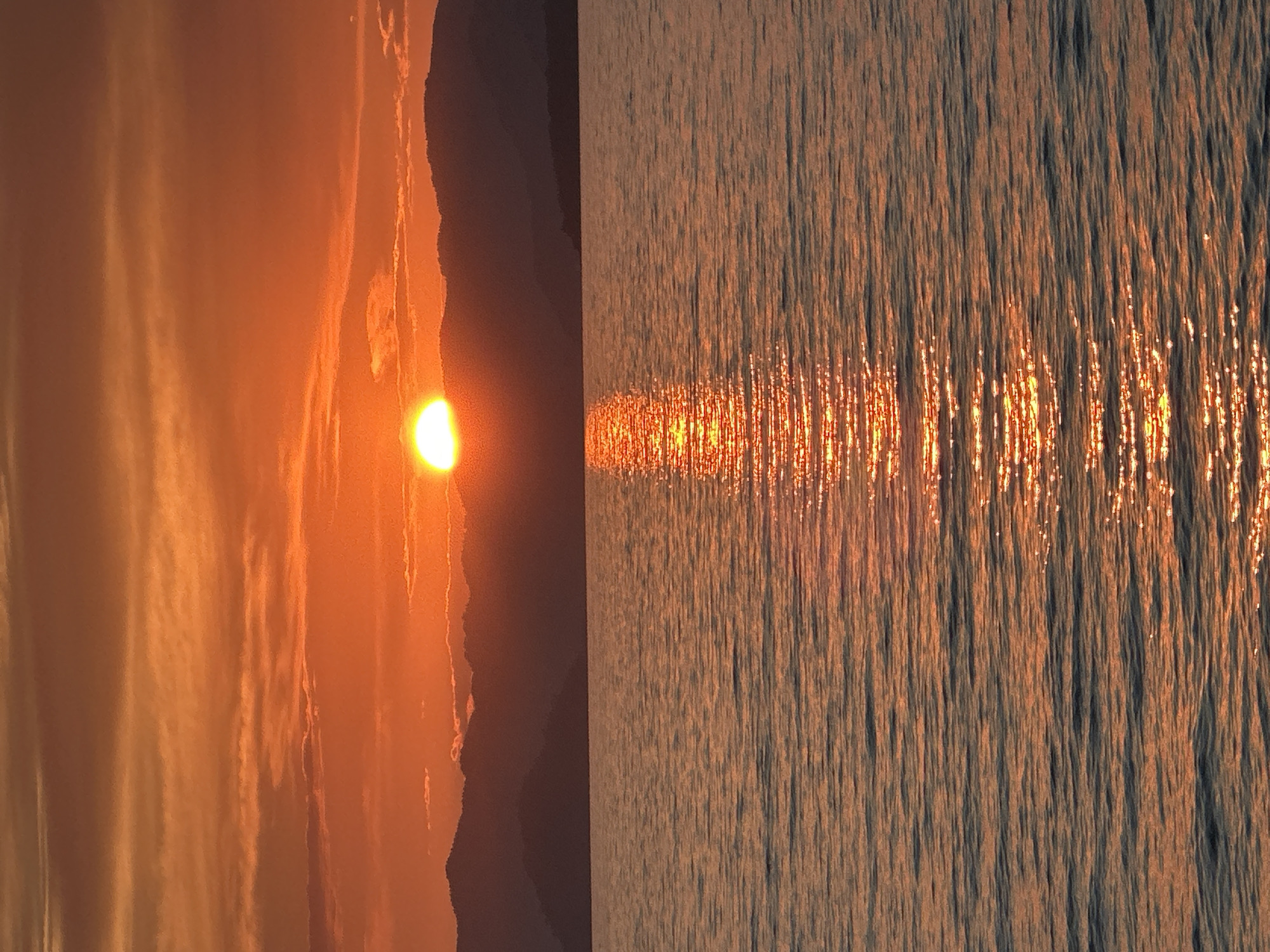 Sunset over the Aegean from Fethiye's pebbly shore