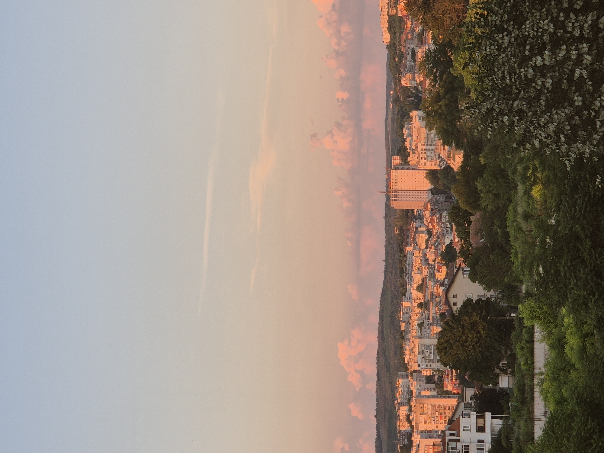 Healthcare workers and sunset captured in afternoon photo series
