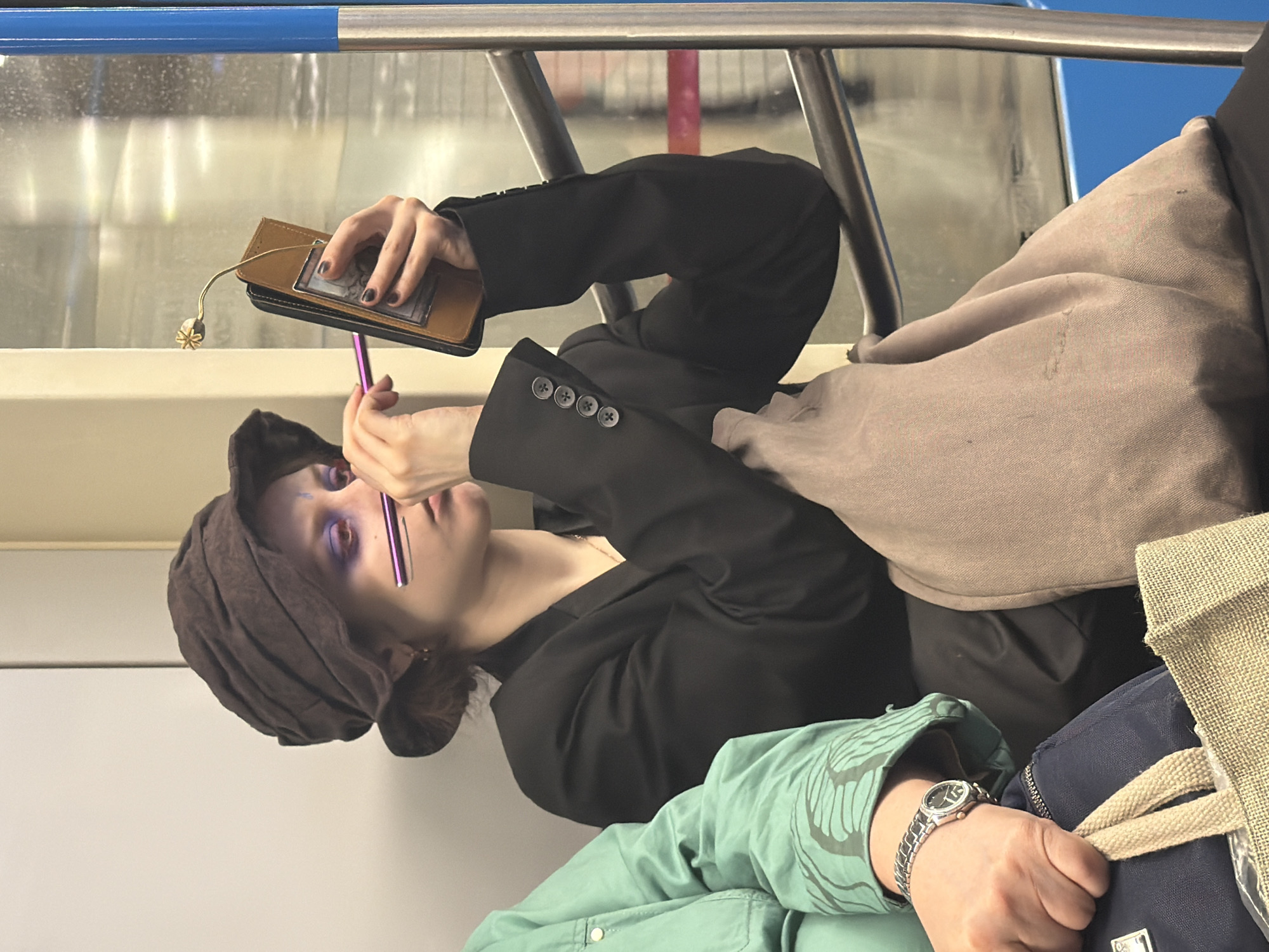 Moscow public transport interior documented by witness