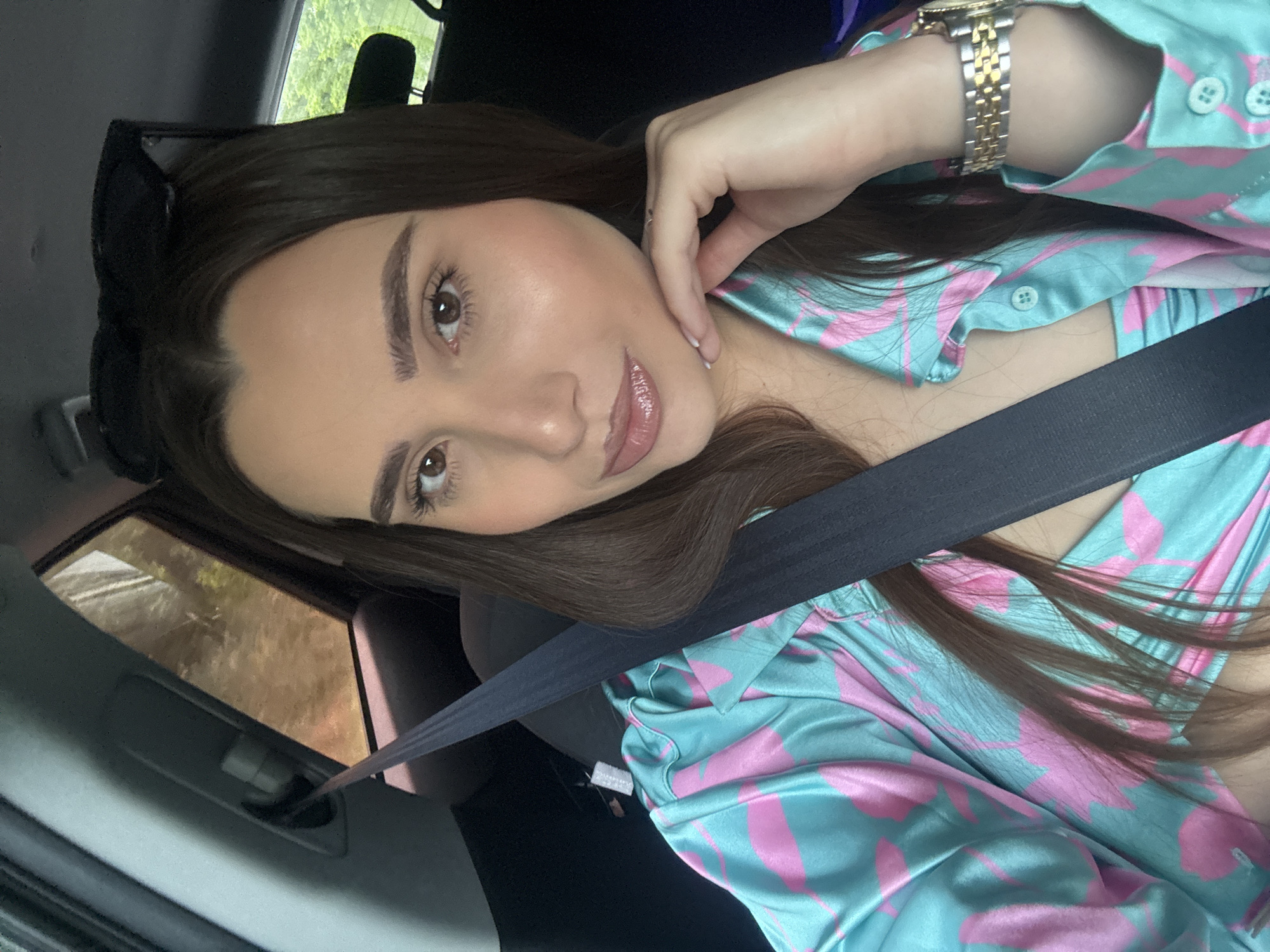 Quick car selfies in Novakovtsi, Bulgaria