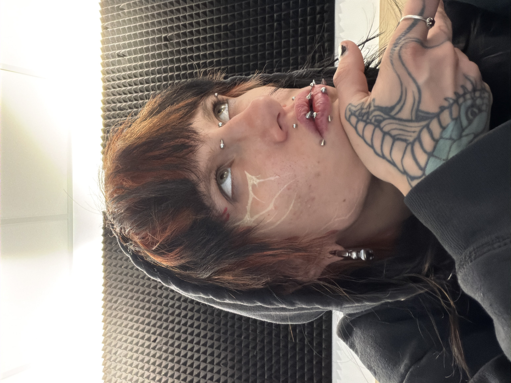 Close-up portraits of pierced individuals captured in Sofia