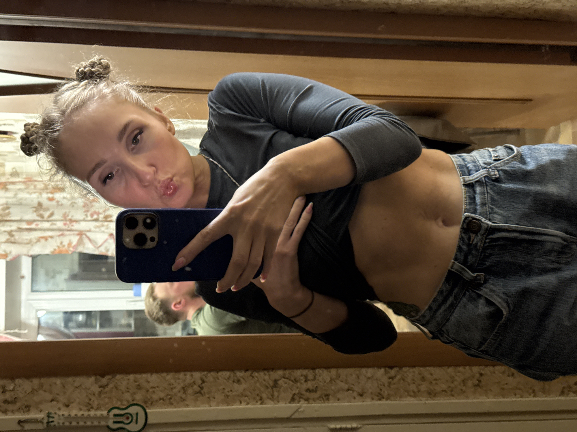 Everyday domestic moments captured across Perm households Saturday evening