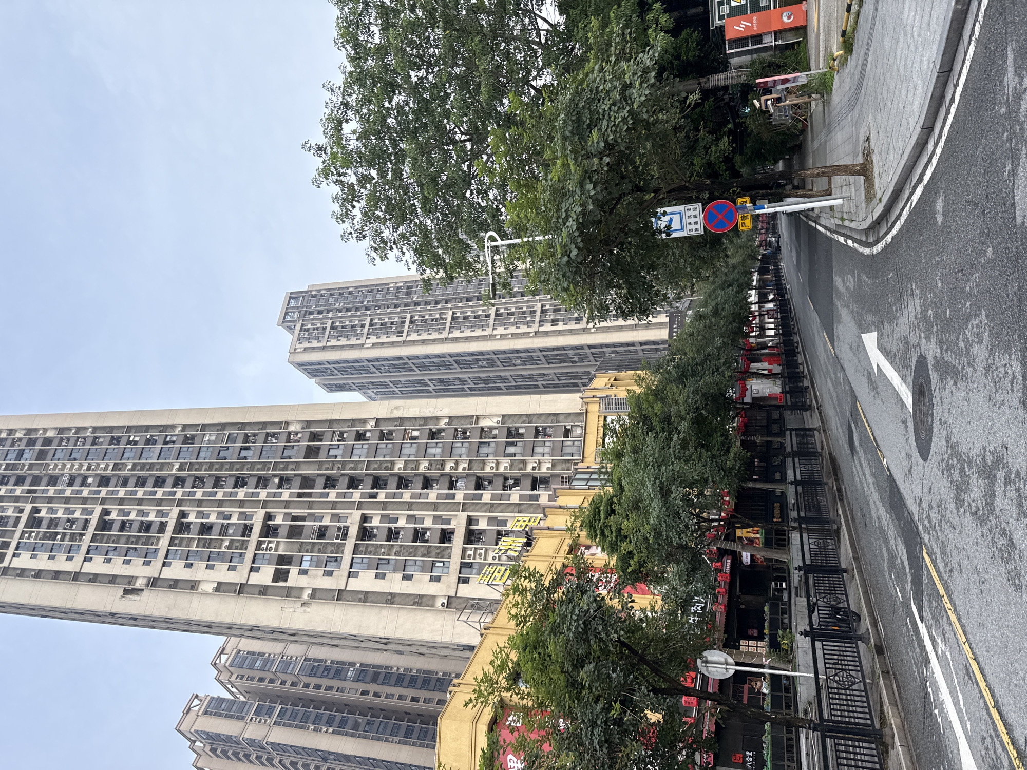 Street-level slice of Haizhu District on a cloudy June evening
