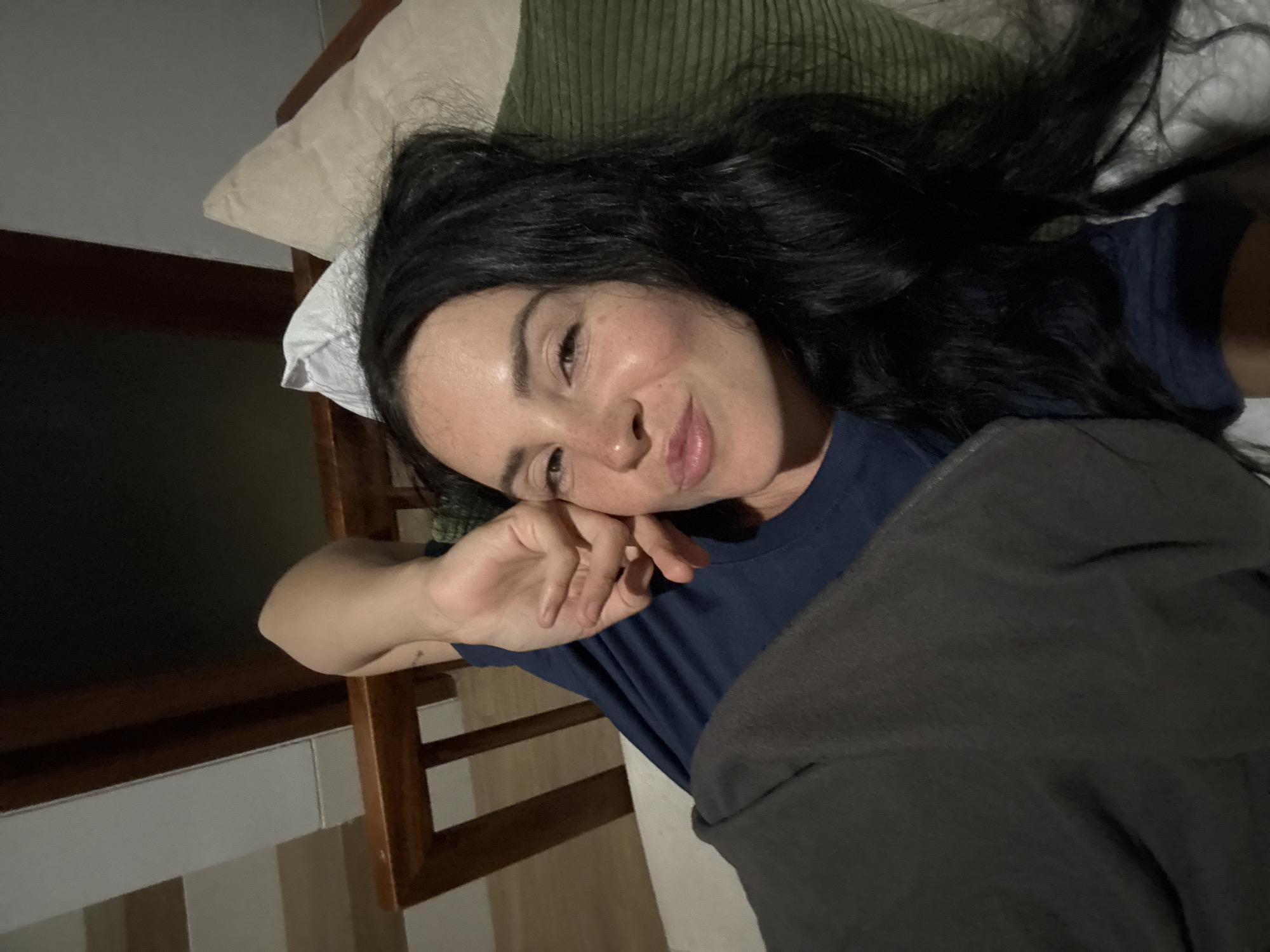 Relaxing in bed, North Kuta, Bali