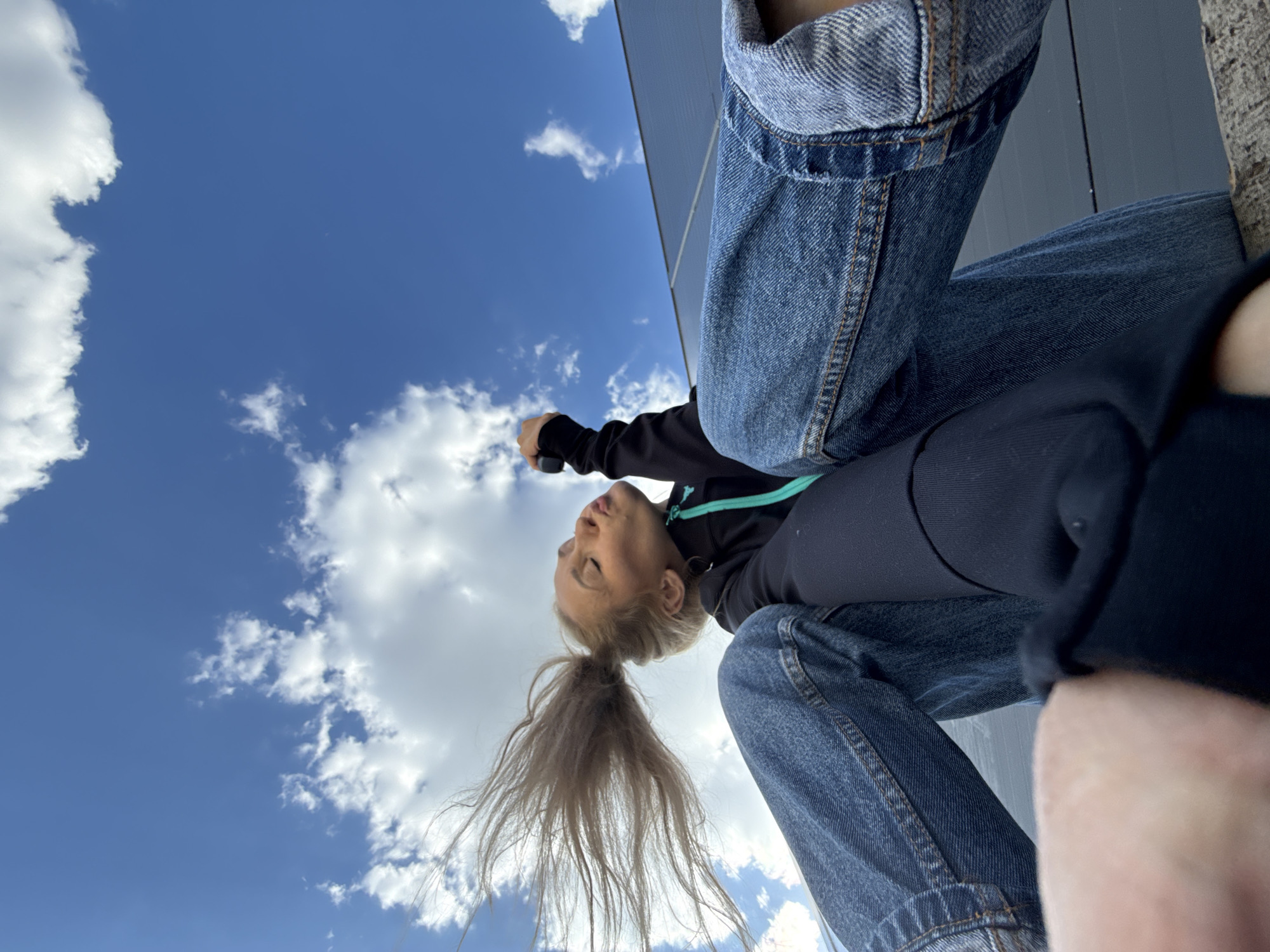 Woman photographed multiple times near garage in Chaikovsky, Russia