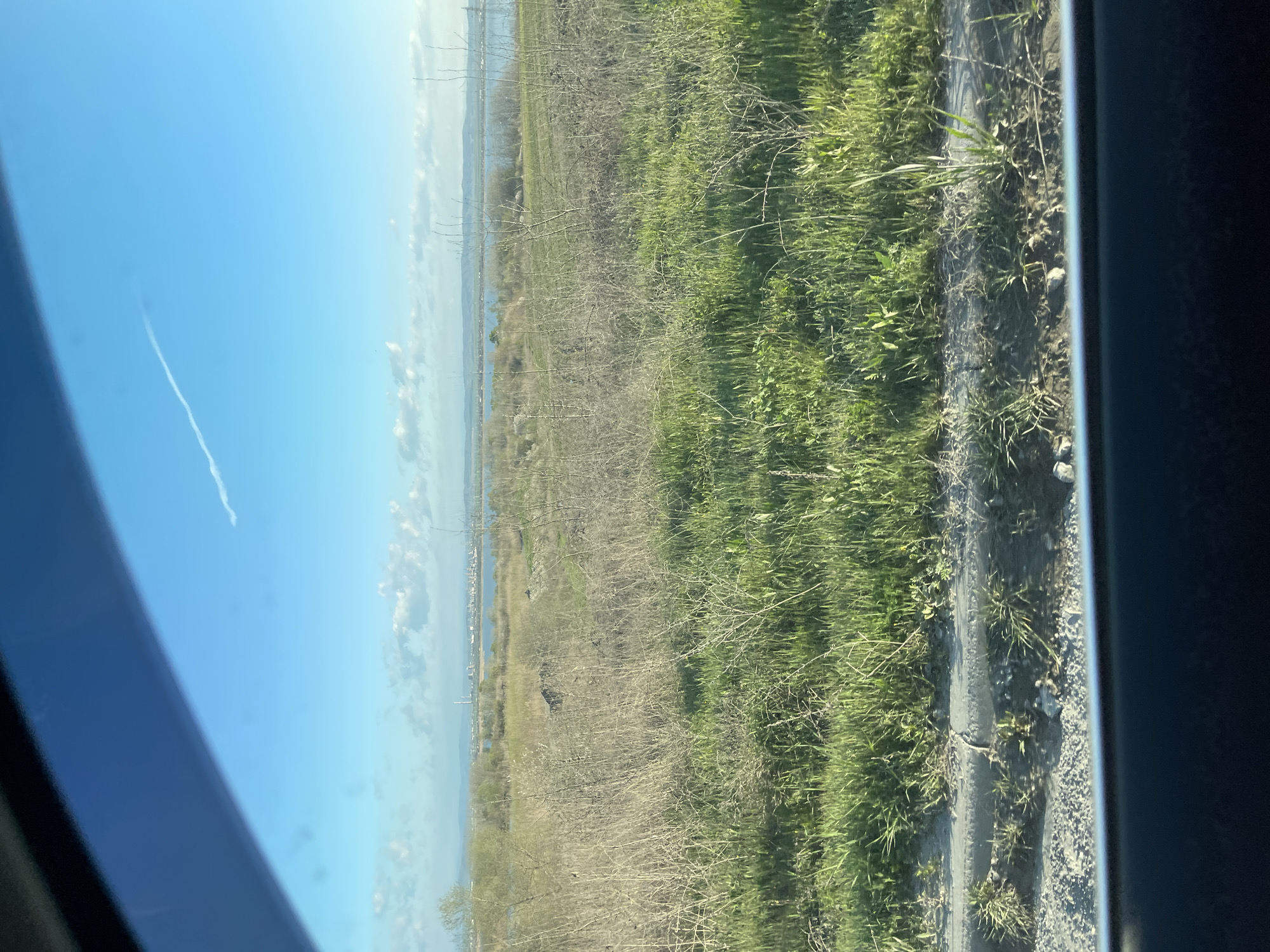 Morning vehicle journey documented near Burgas lake, Bulgaria