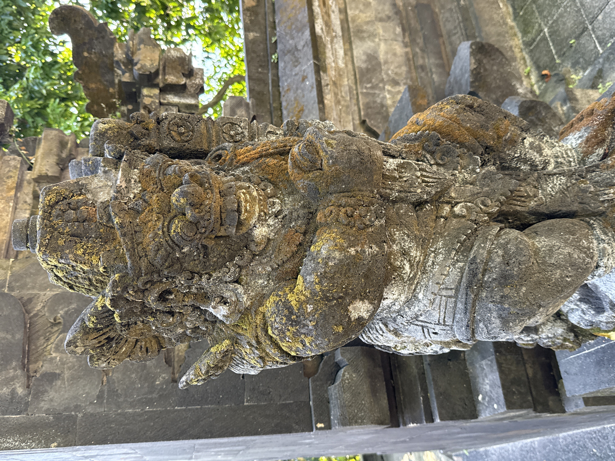 Tourist visits temple ticket counter in Kuta Selatan