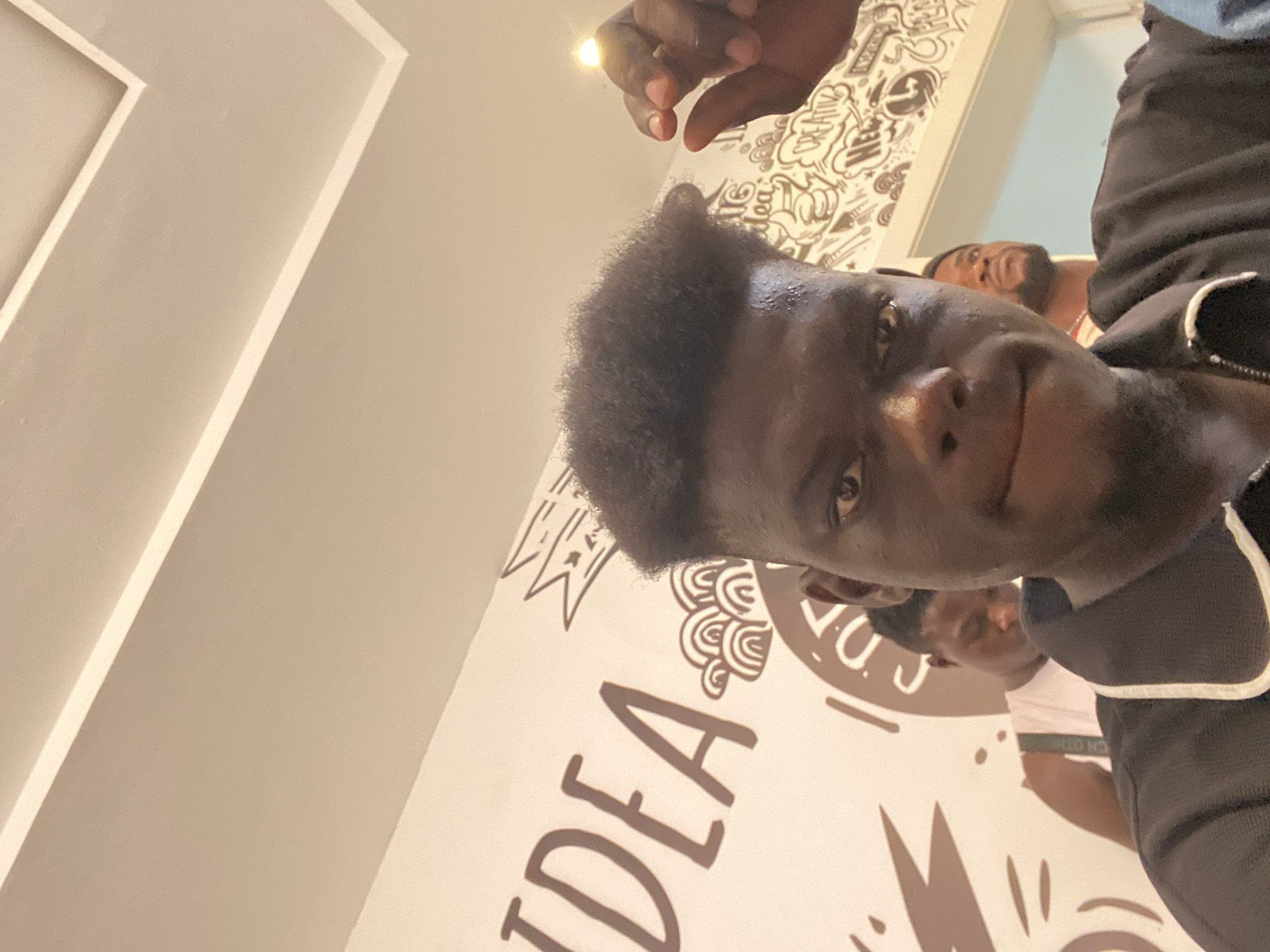 Film production activity captured by witnesses at indoor set