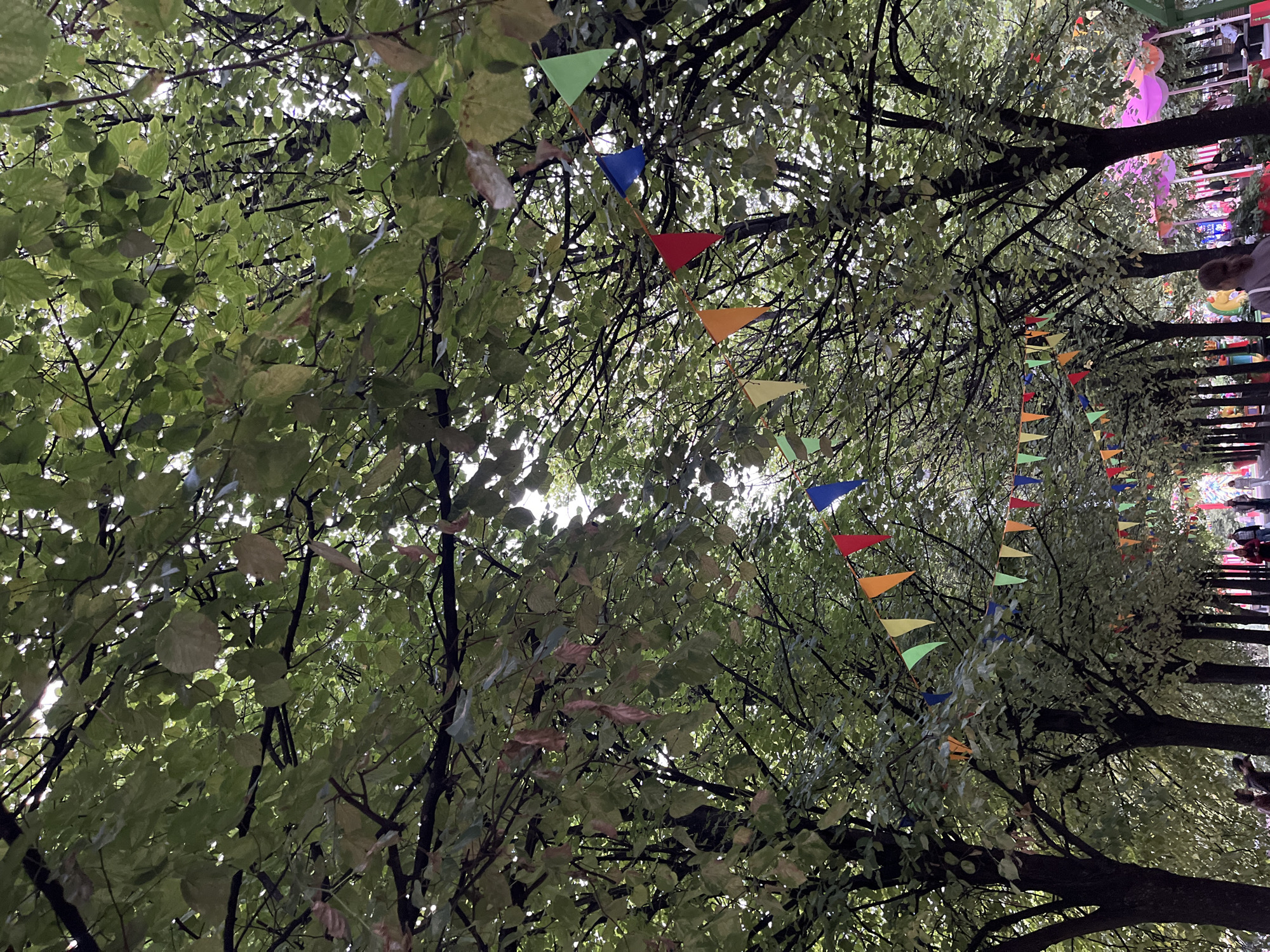 Circus-themed bronze sculptures and public art in a Moscow park