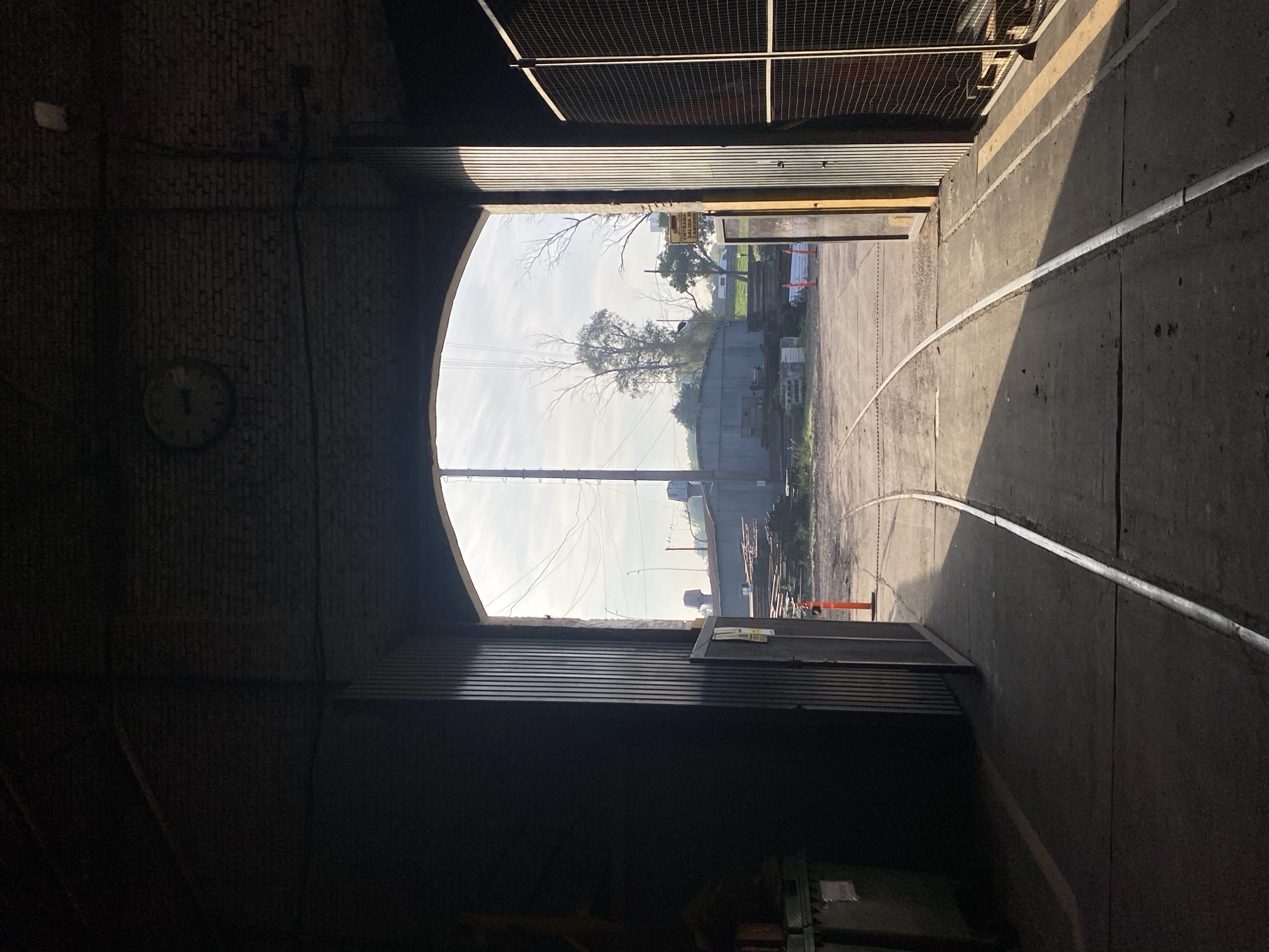 Person spotted in industrial warehouse near Buenos Aires rail tracks