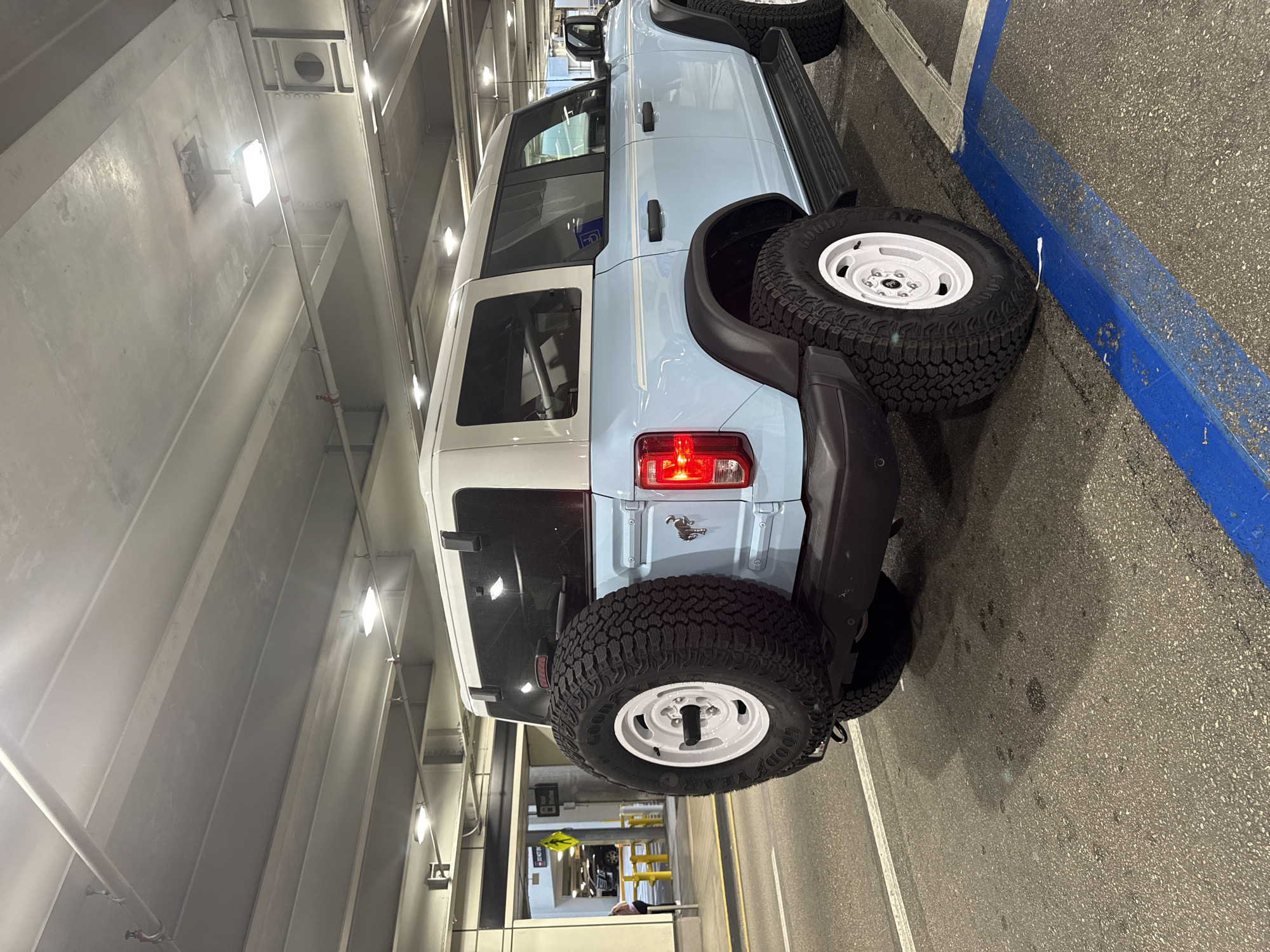 Ford Bronco spotted in Miami parking garage