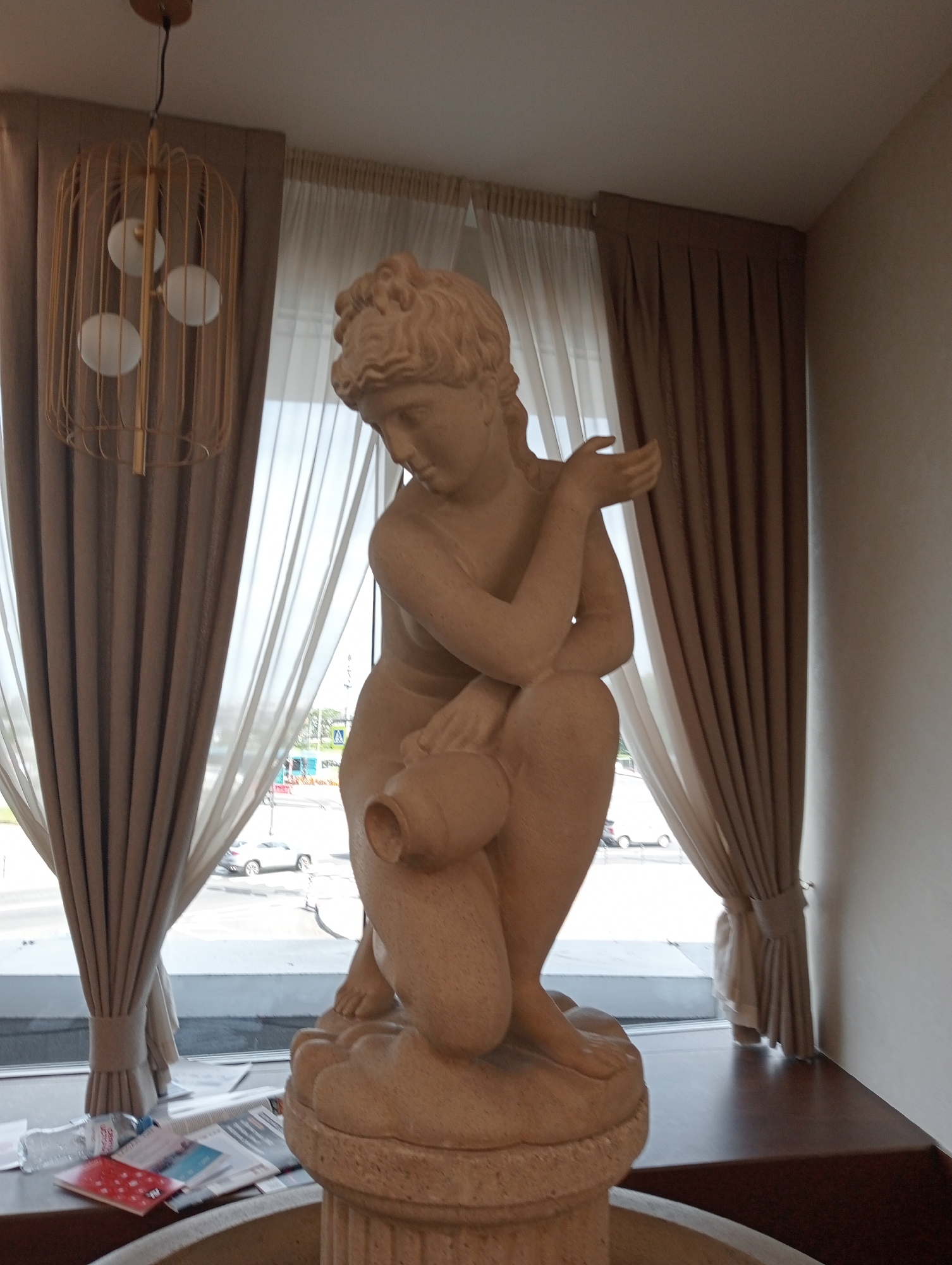 Classical and equestrian statues across multiple settings