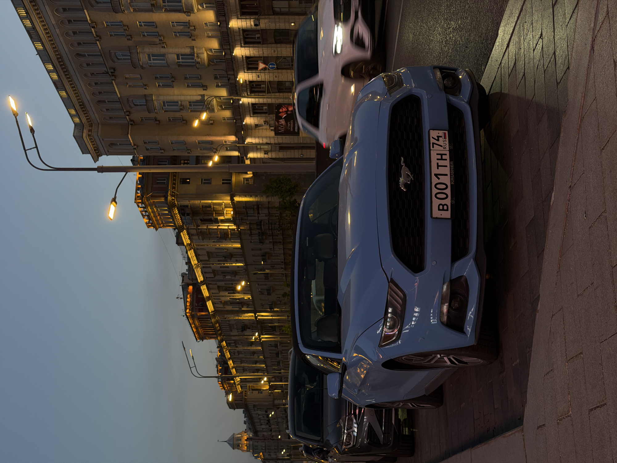 Evening scenes documented across Moscow landmarks and streets