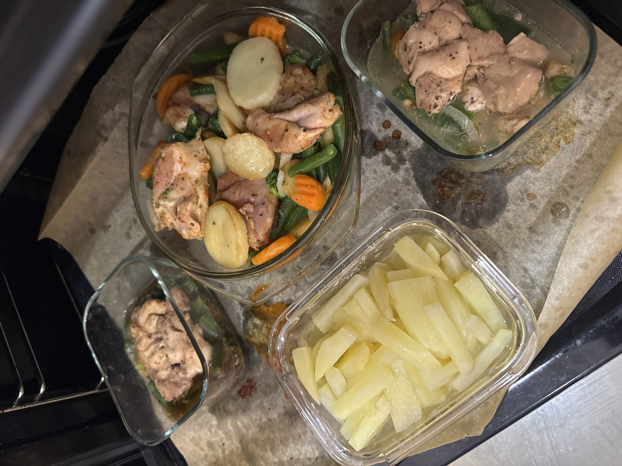 Home cooking preparation documented in Kryvyi Rih kitchen