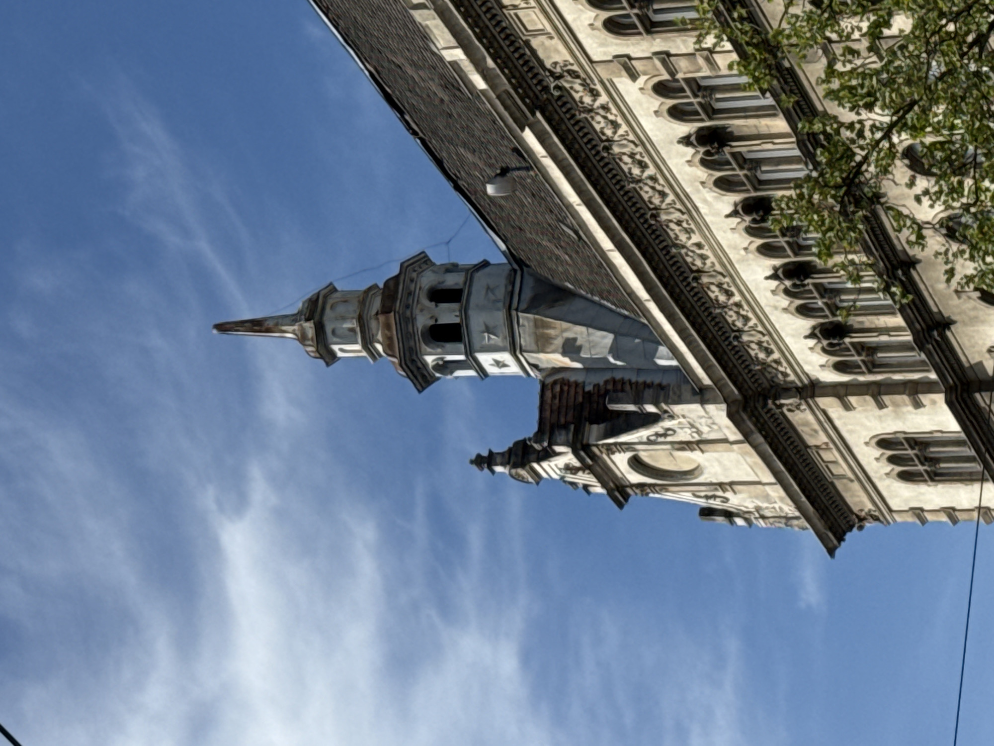 Tourist documents Budapest basilica architecture with #LovedOnes hashtag