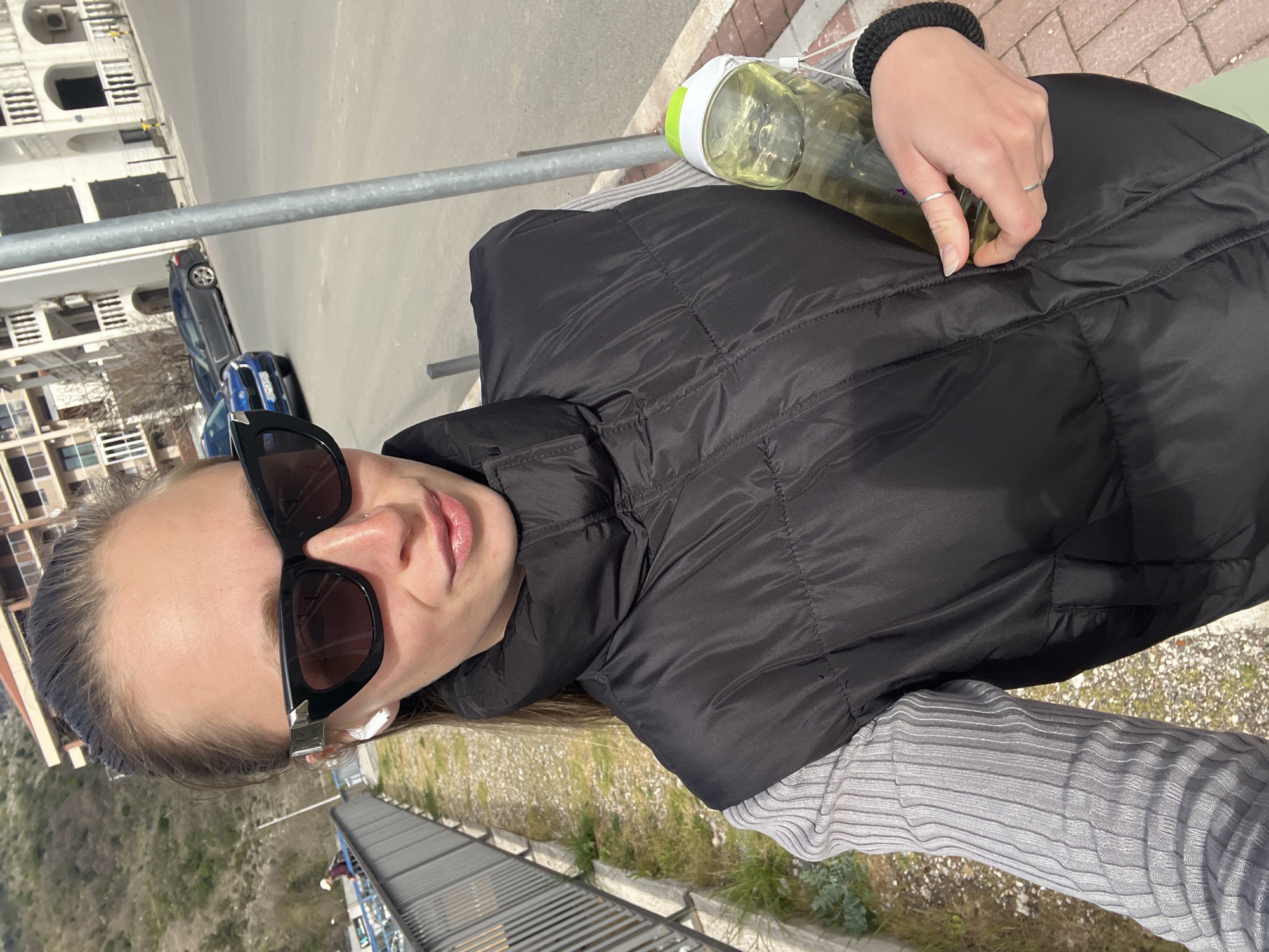 Woman takes selfie in Rafailovići, Montenegro