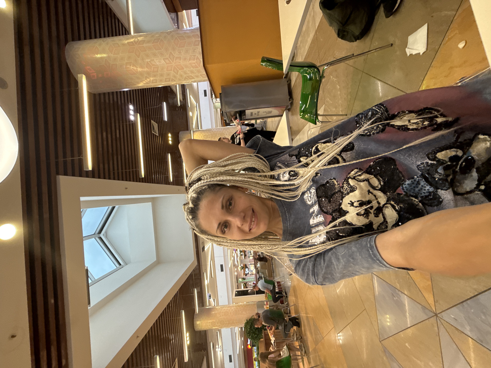 Afternoon at a shopping mall in Arkhangelsk, Russia
