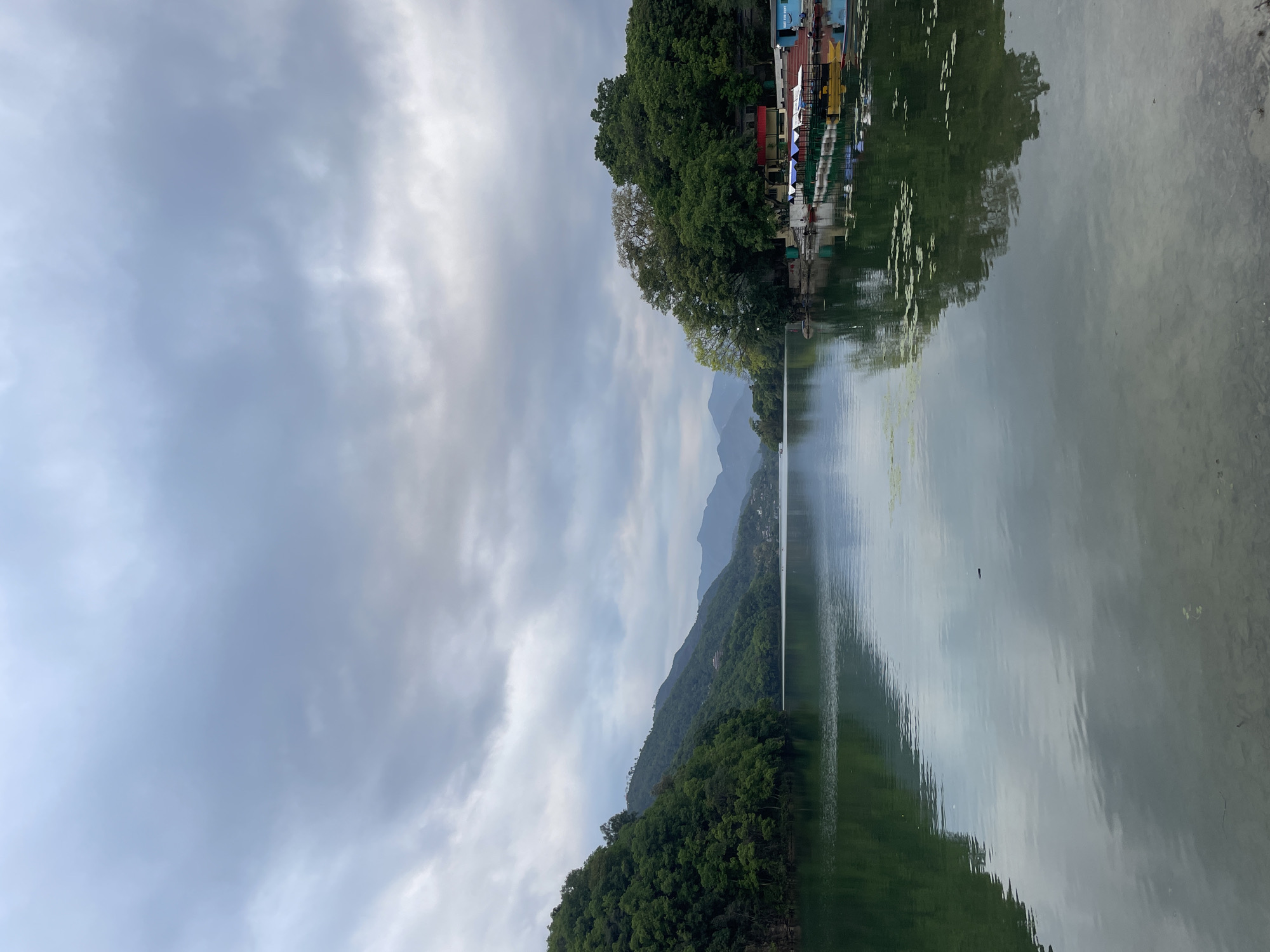 Lakeside recreation and scenery documented in Pokhara, Nepal
