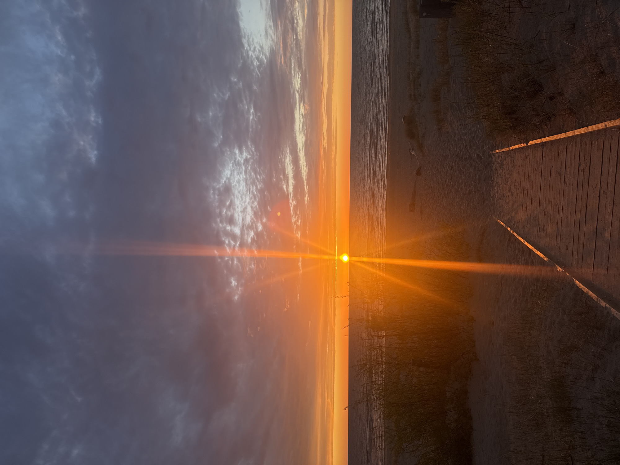 Sunset witnessed at multiple Latvian beaches on May 17