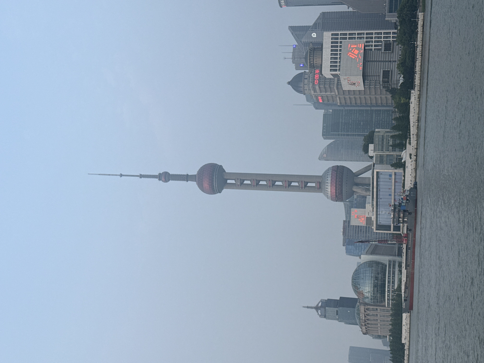 Daily life captured along Shanghai's Bund waterfront district