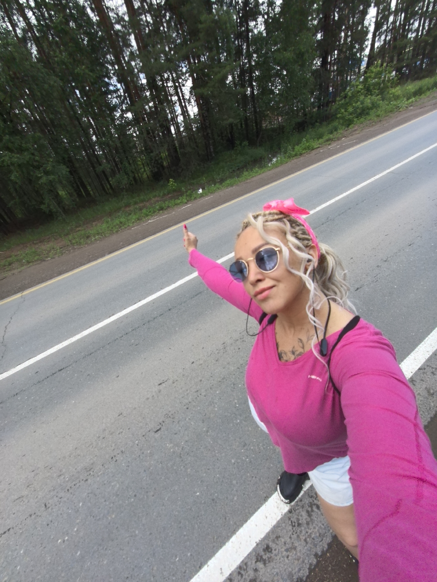 Roadside stop in Noviy, Russia