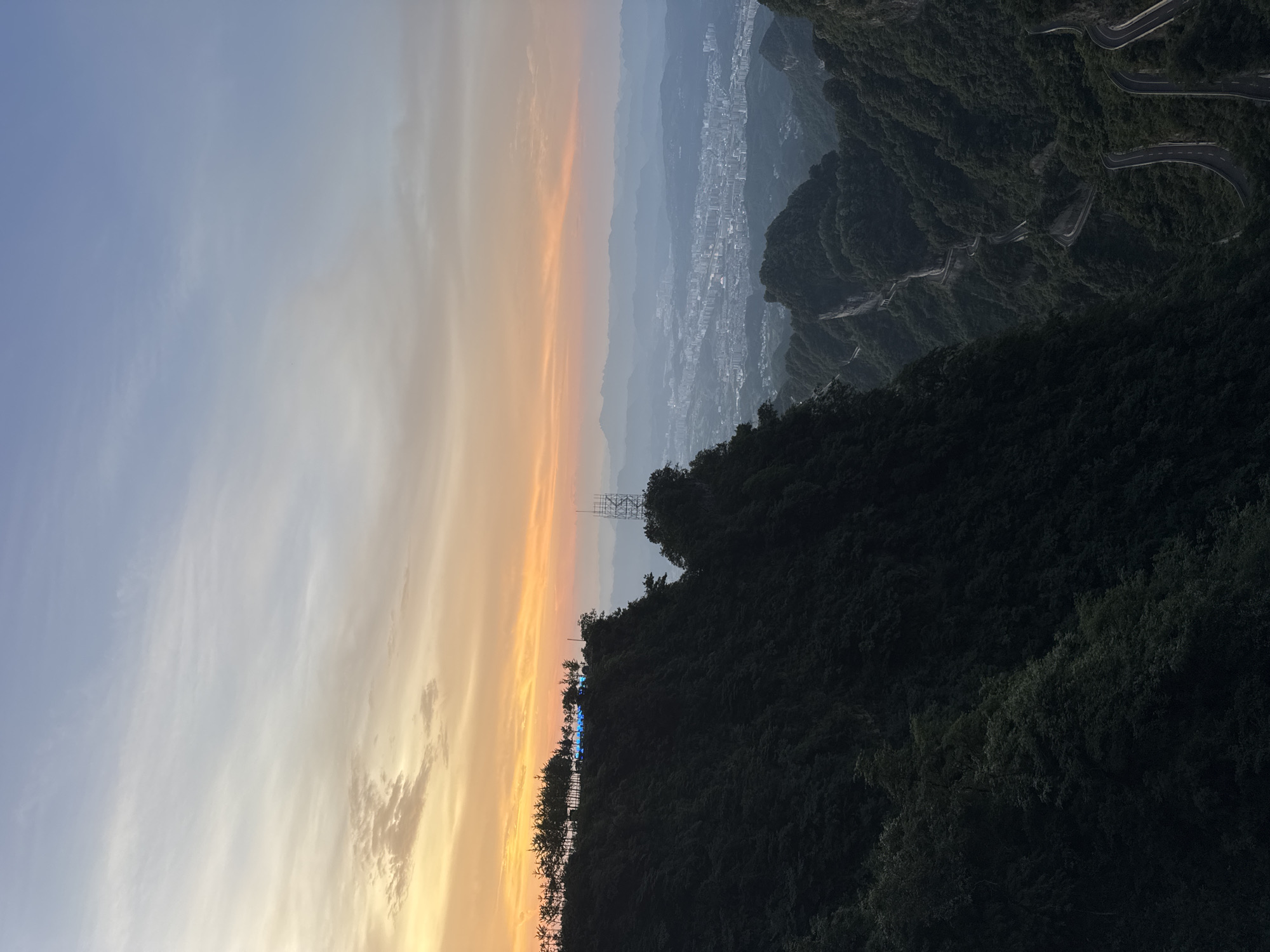 Tianmen Mountain and Zhangjiajie skyline from the peaks