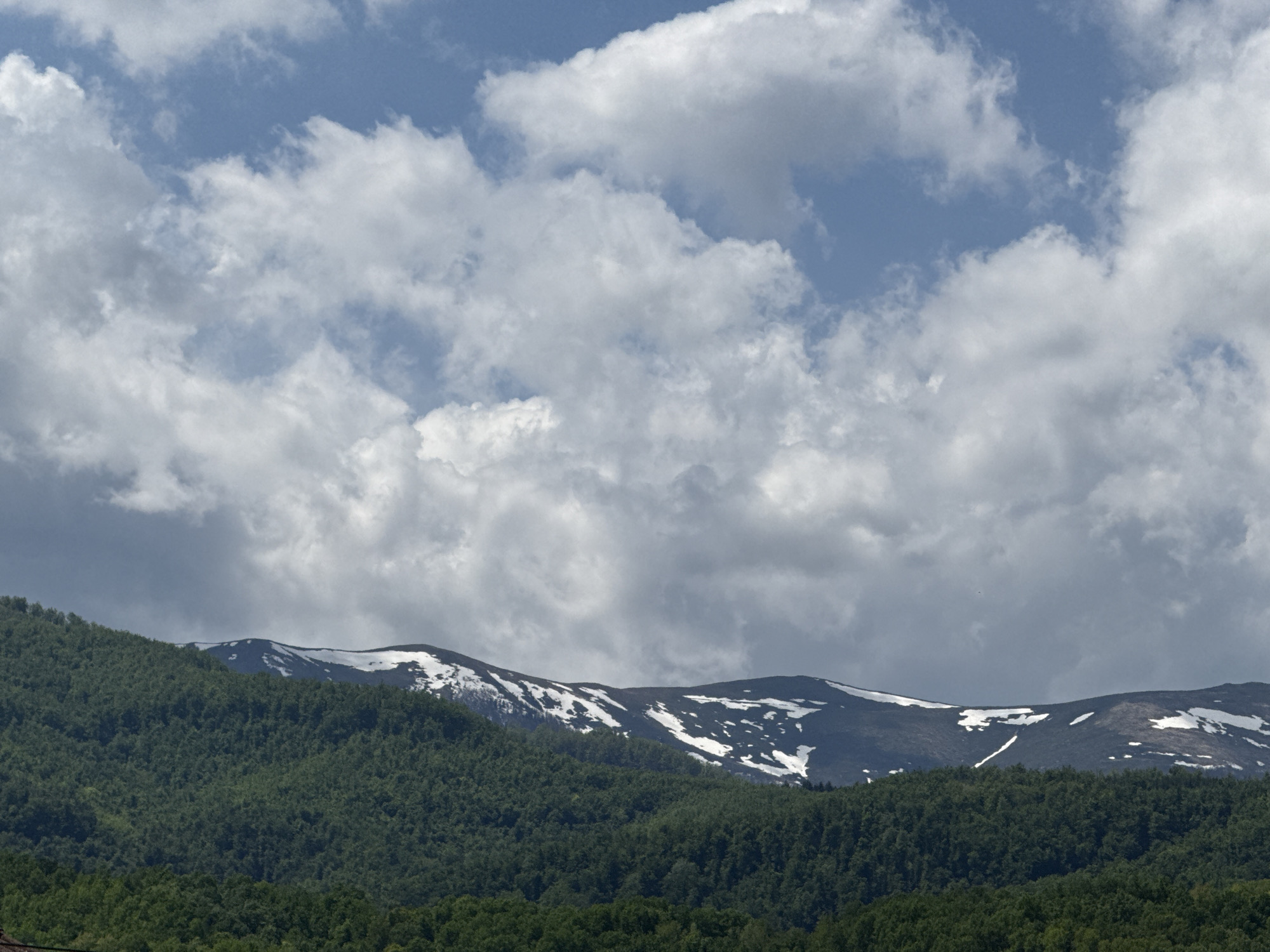 Spring mountain views documented in Berkovitsa, Bulgaria
