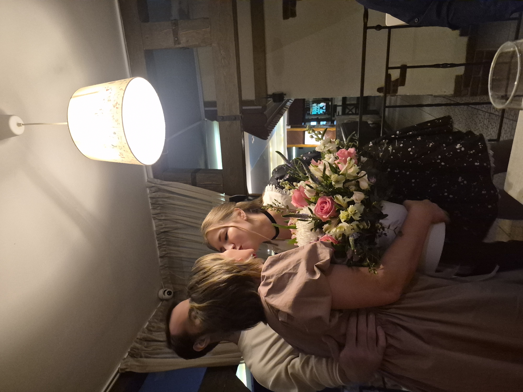 Two women share intimate moment in Chaikovsky, Russia