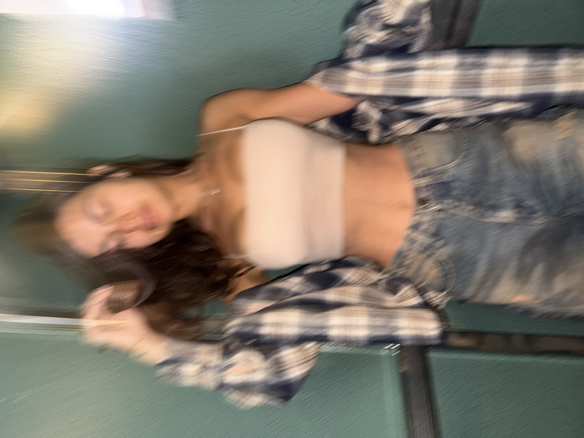 Woman photographed in casual morning moments in Krasnoyarsk