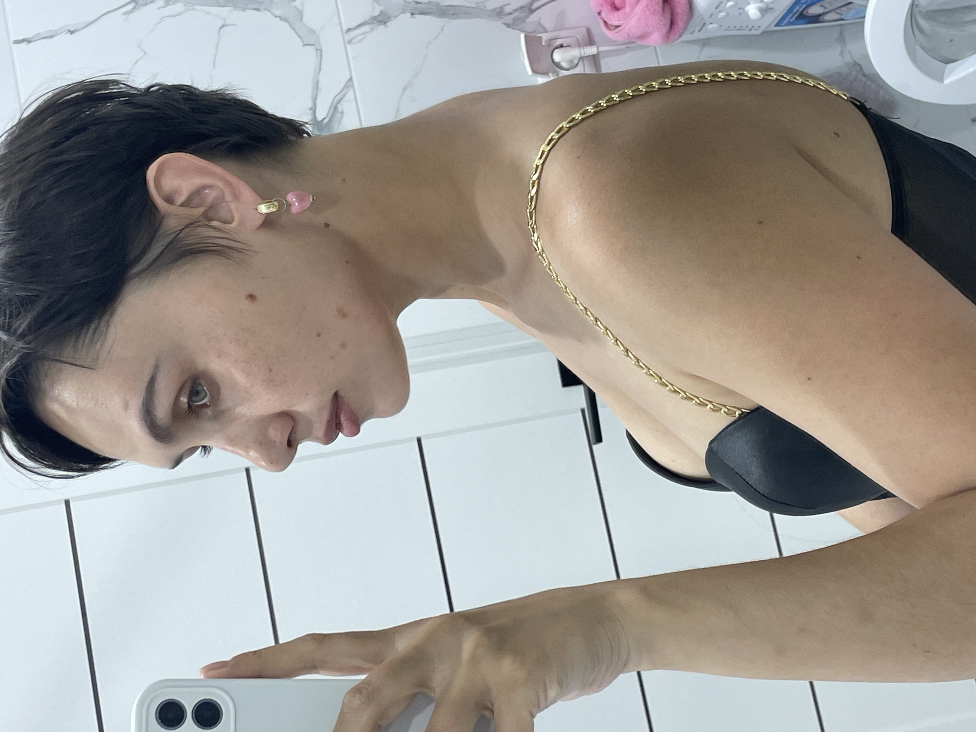 Afternoon personal moments documented in Izhevsk home setting