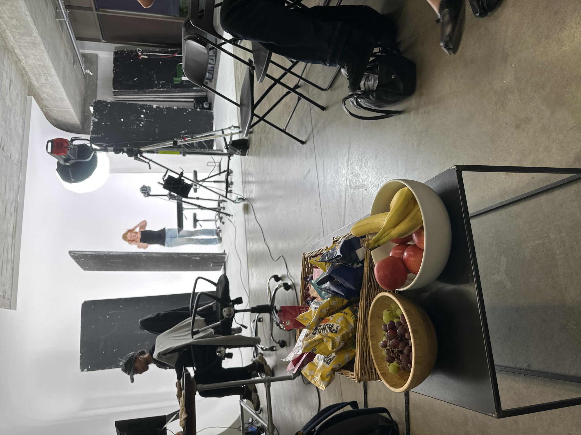 London studios and eateries busy with routine activities
