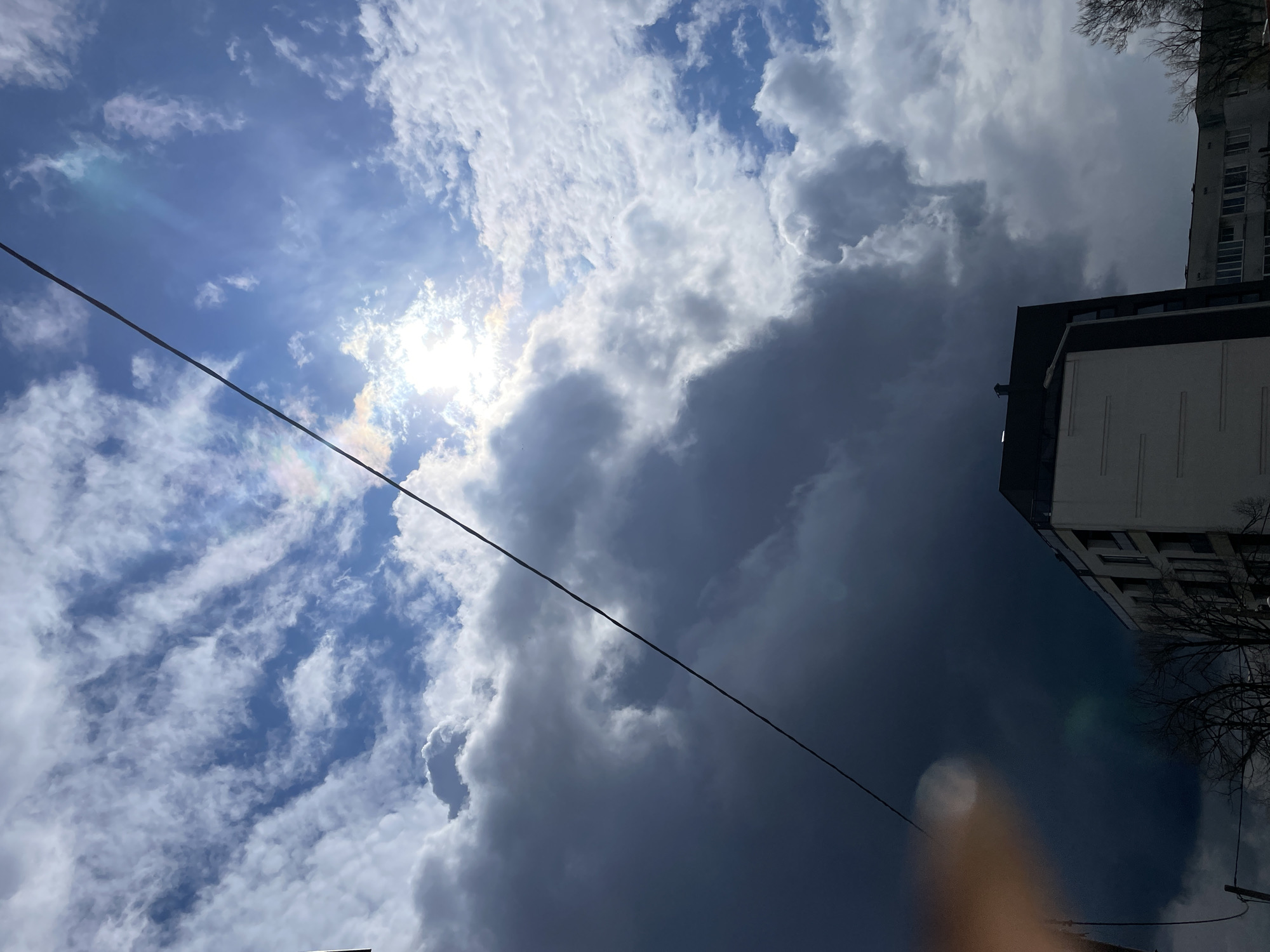 Mixed sky conditions observed in Varna, Bulgaria