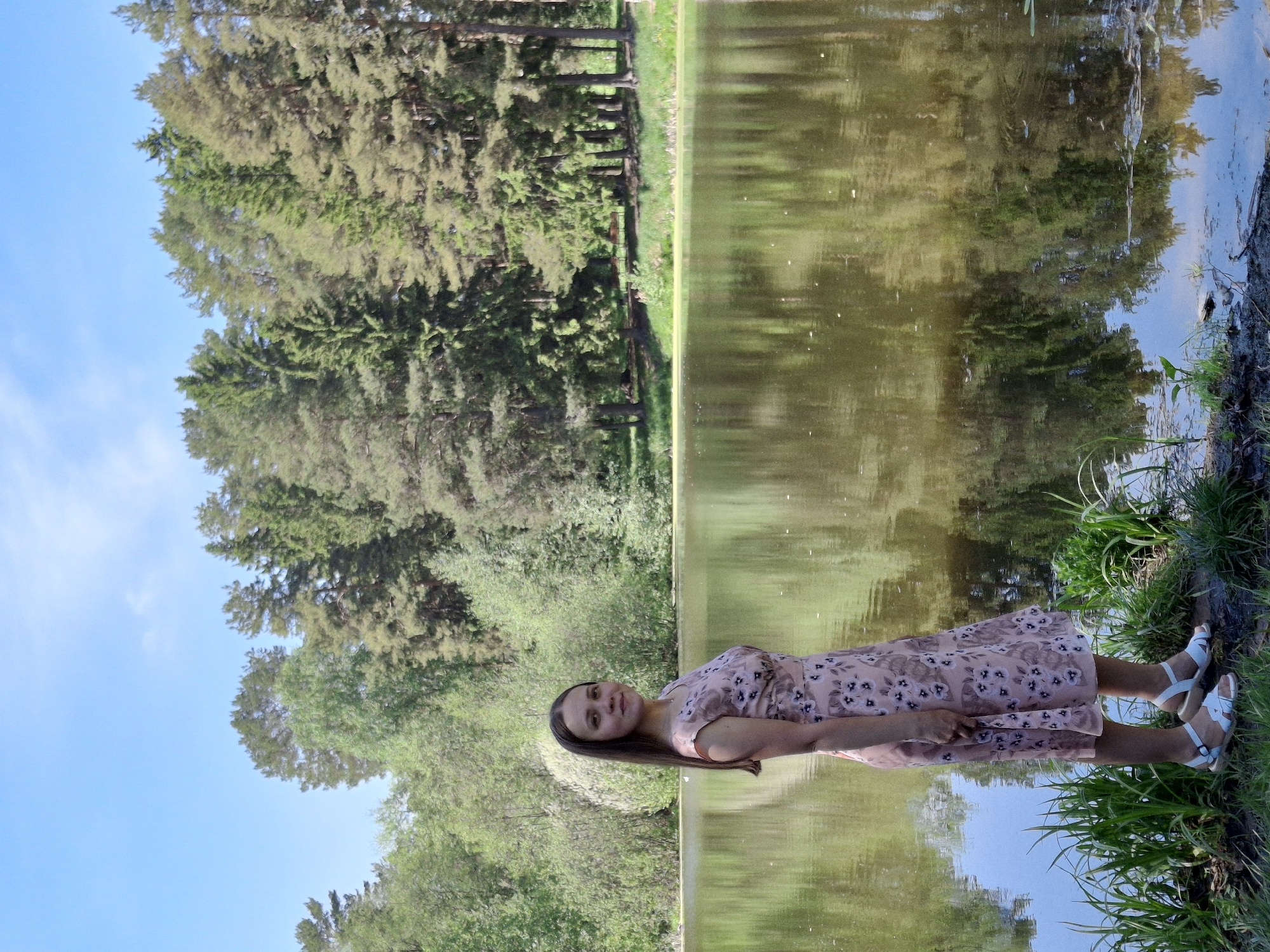 Quiet morning moments captured in Chaikovsky: resting woman, flying bird