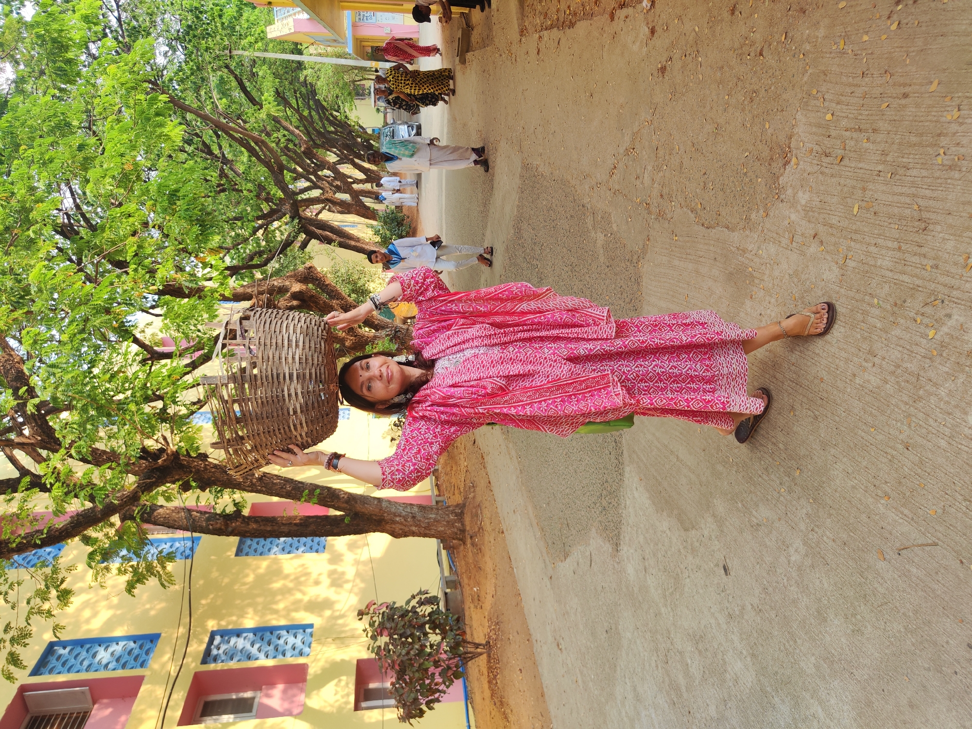 Daily life scenes captured across Puttaparthi, India morning hours