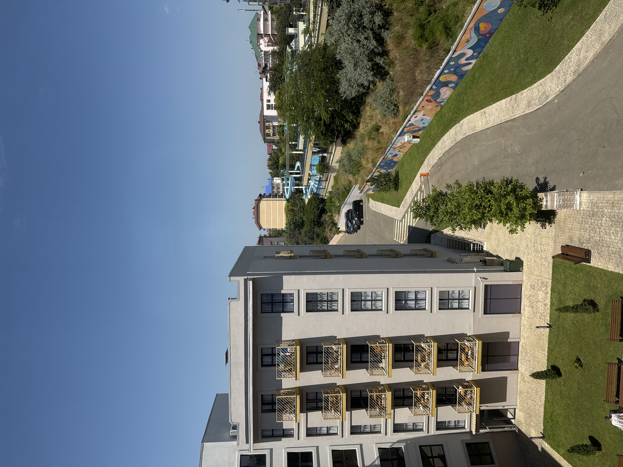 Morning at a Black Sea resort in Anapa and Vityazevo