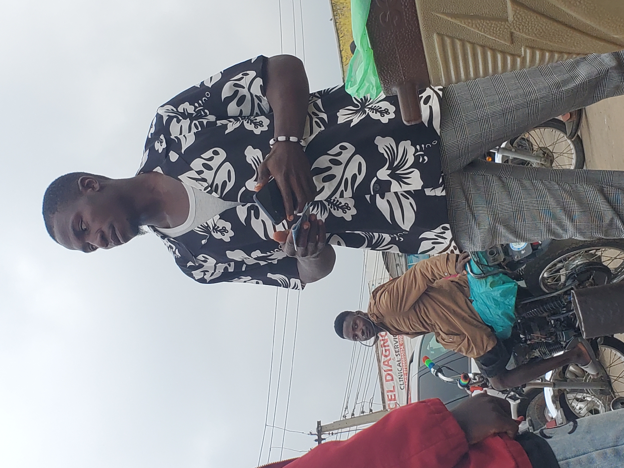 Street life and commerce at a Gwong, Nigeria market hub