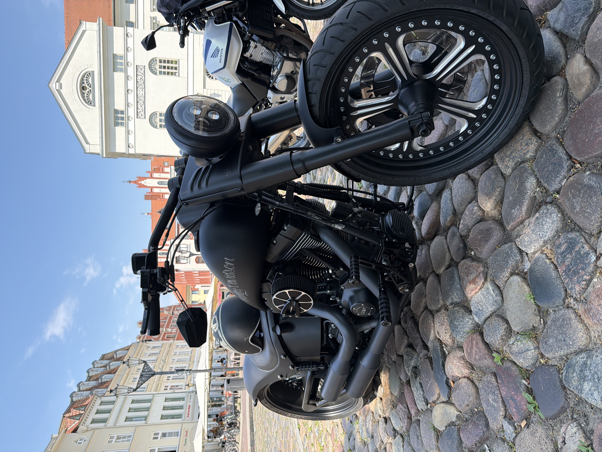 Sunny stroll through Wismar's Hanseatic old town