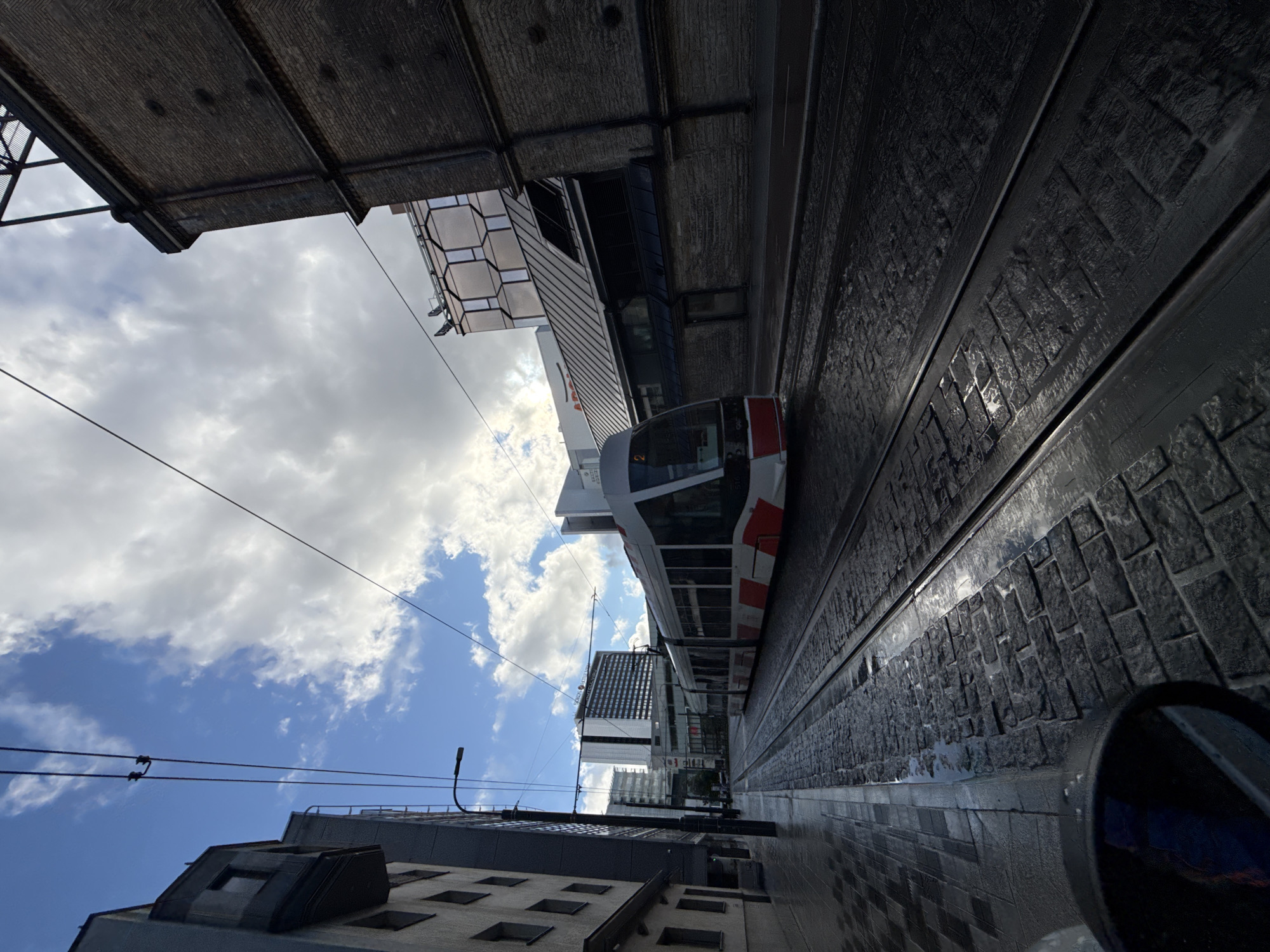 Tallinn's Rotermann Quarter on a rainy afternoon