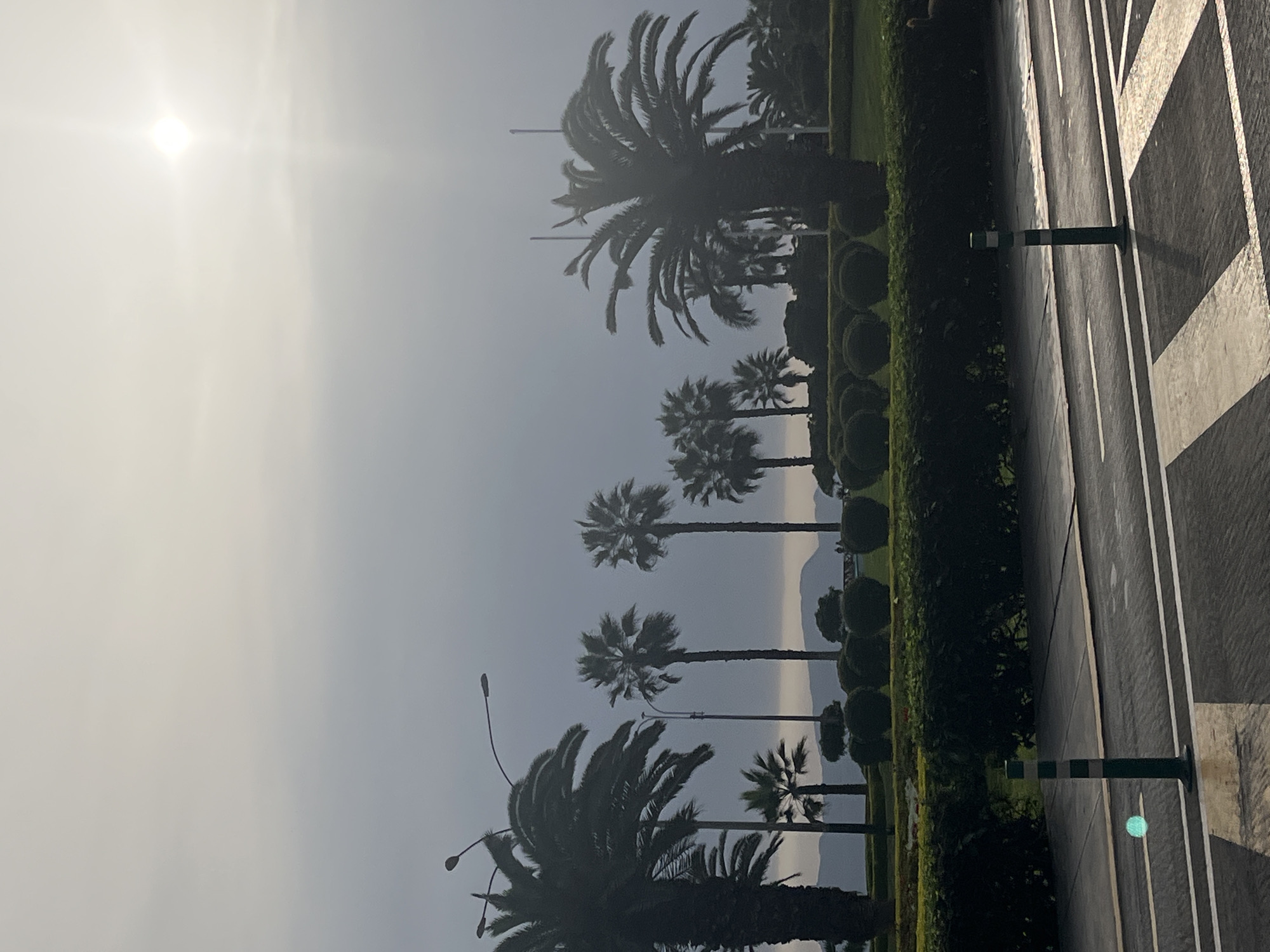 Hazy afternoon scenes captured in Miraflores parks and streets