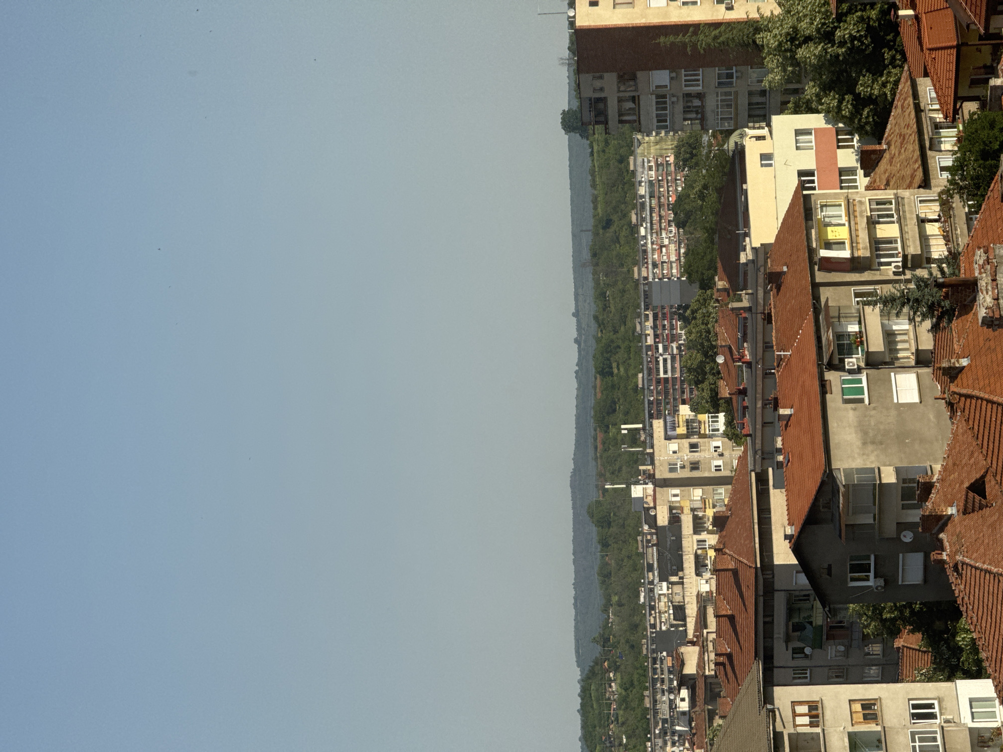 Morning domestic life documented in Lovech, Bulgaria household