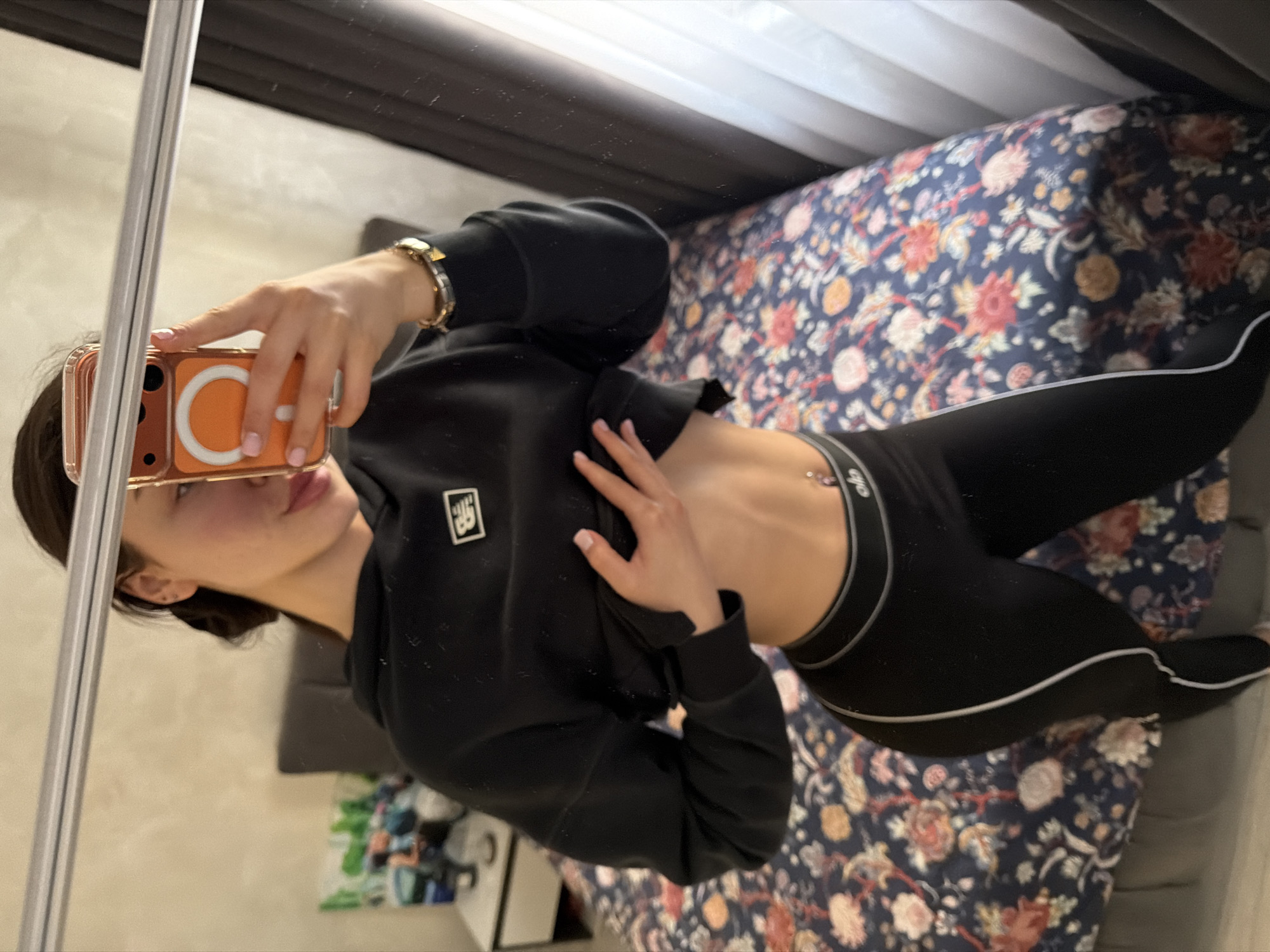 Woman documents casual day with selfies and meal in Pernik
