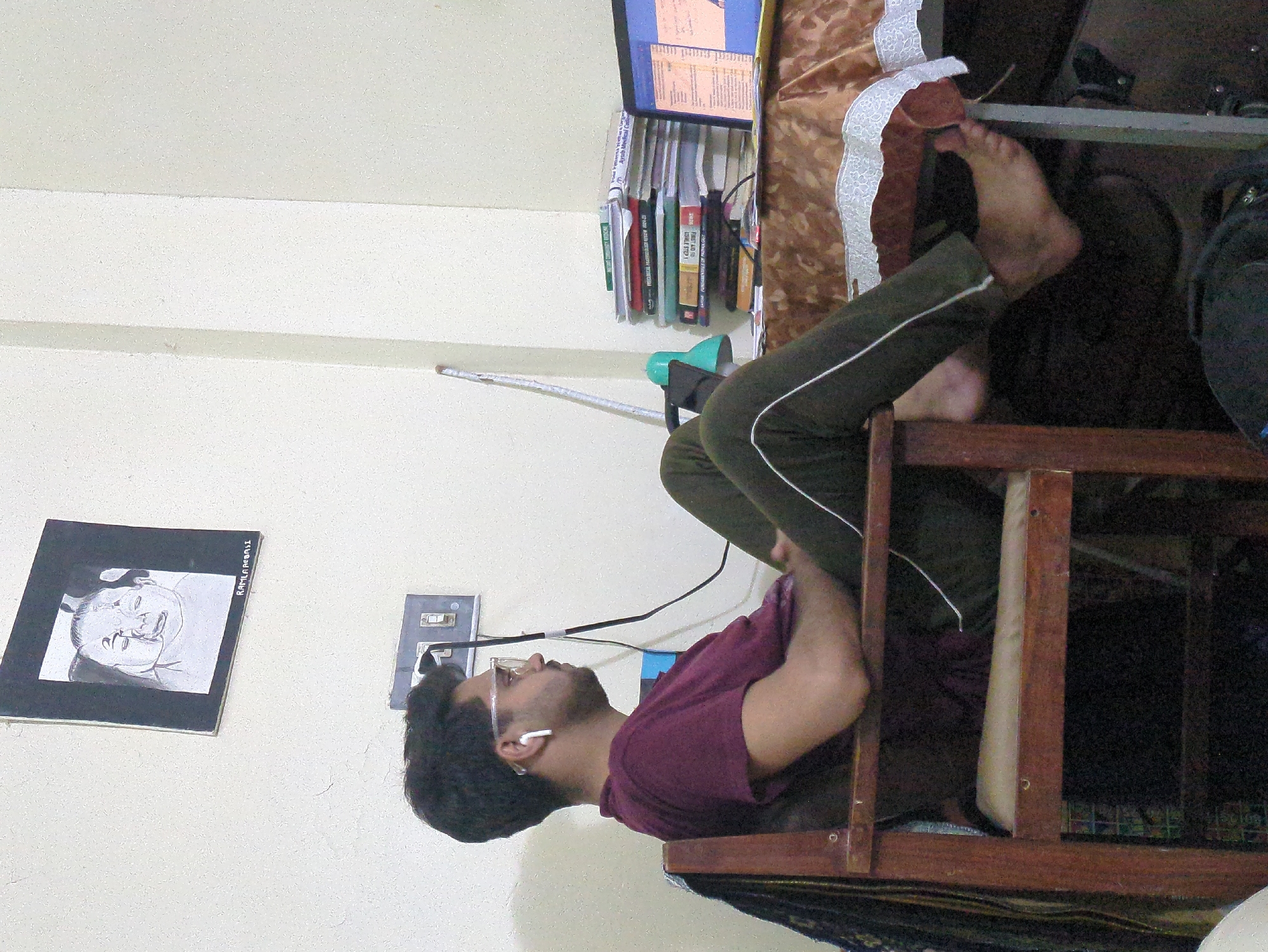 Indoor everyday items in an Abbottabad room, evening.