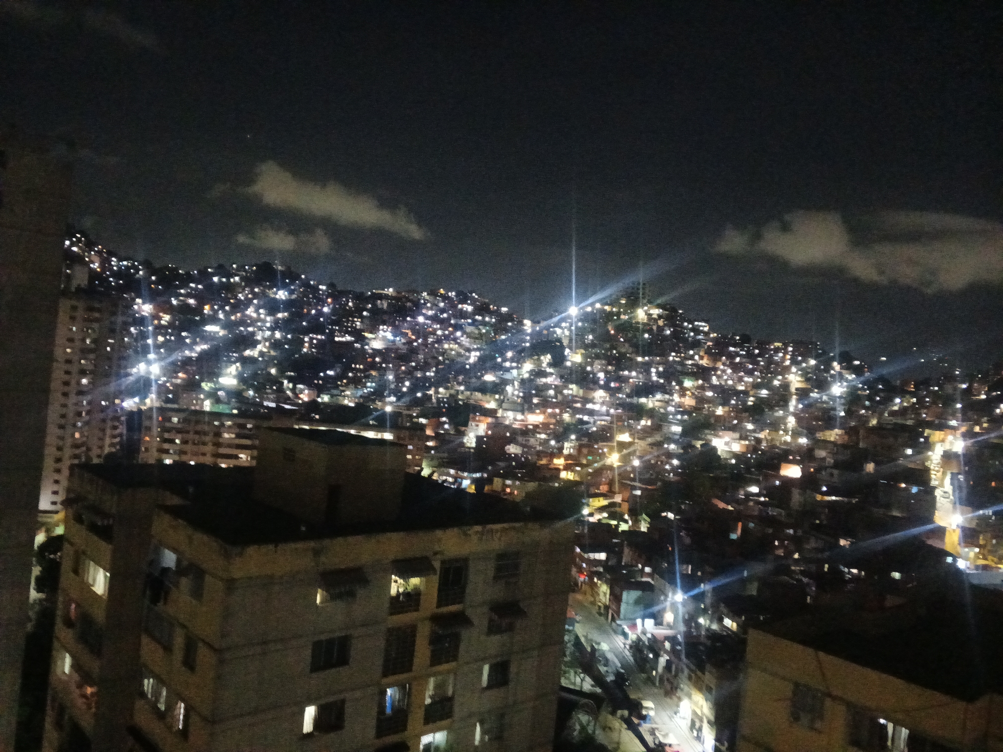 Family celebration brings generations together in Caracas nighttime gathering