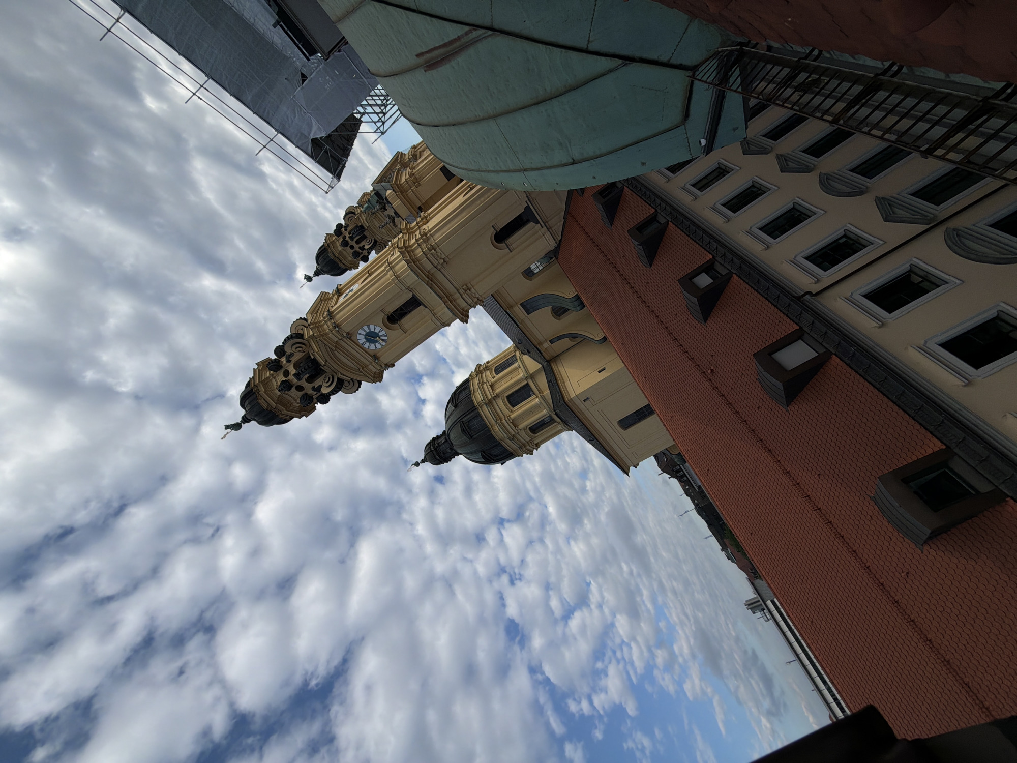Munich's iconic church skyline, up close